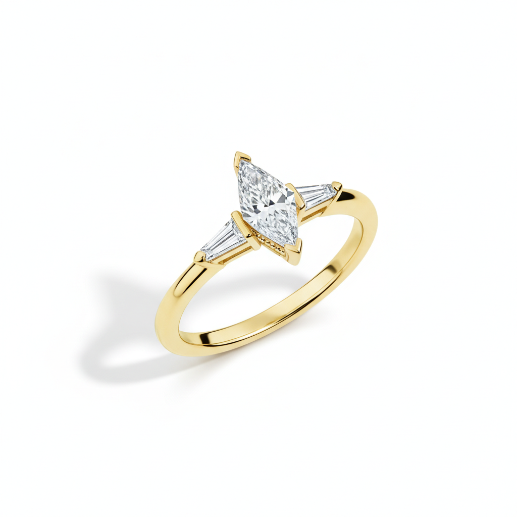 The Riolls Stellar Kite & Baguette Ring