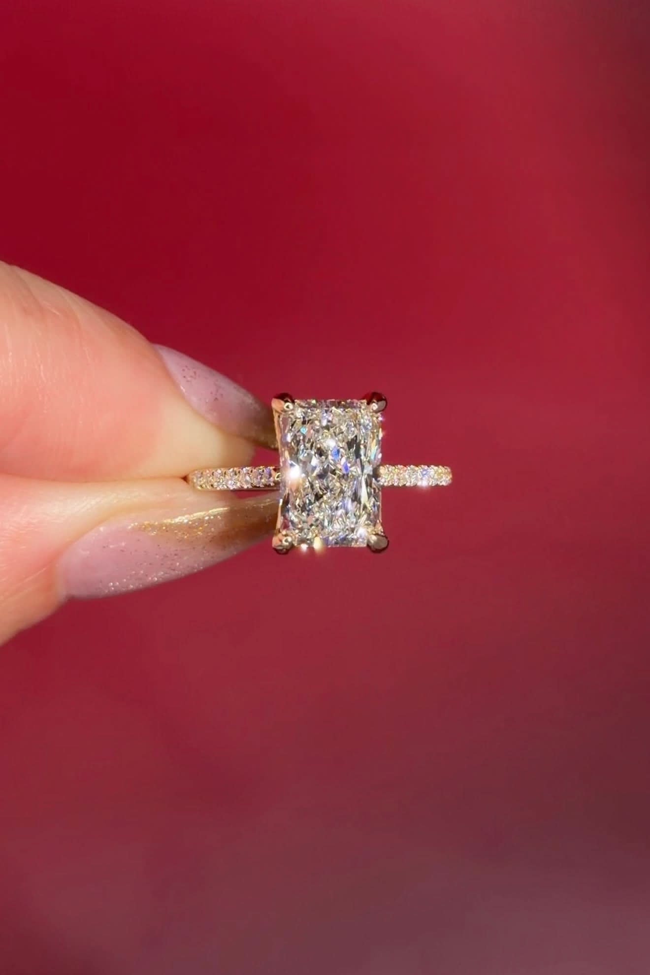 3.07ct F-VVS2 Radiant Lab Diamond Isabela