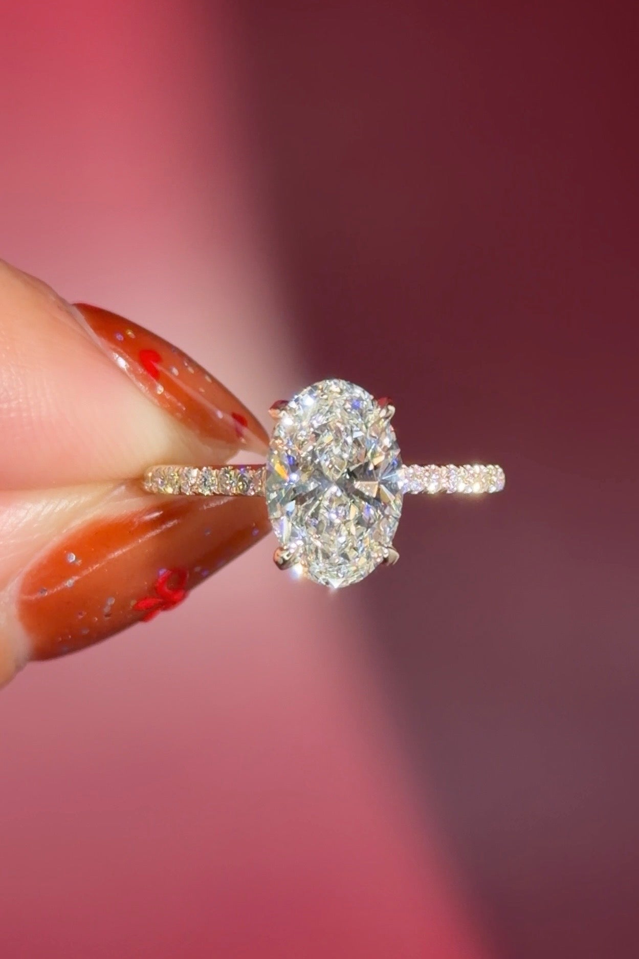 2.06ct D-VVS2 Oval Lab Diamond Stella