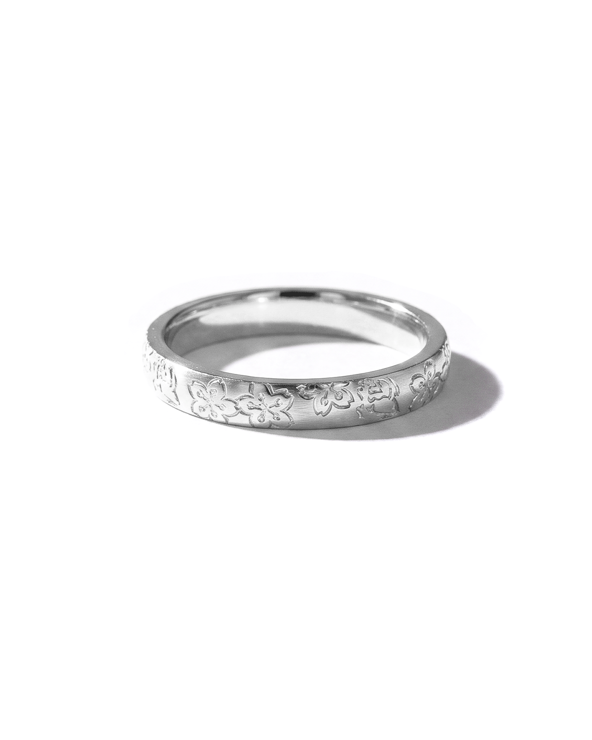 3.2mm Sakura Band White Gold
