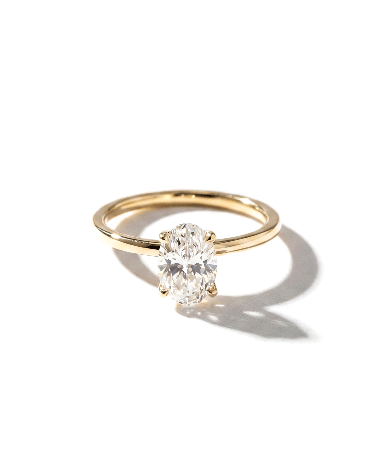 1.28ct D-VVS1 Oval Lab Diamond Caraline