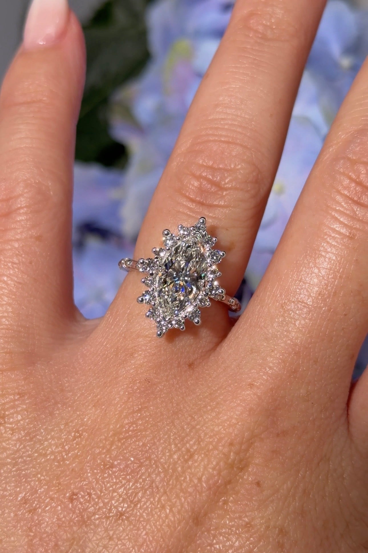 2.03ct F-VS1 Marquise Lab Diamond Kaia