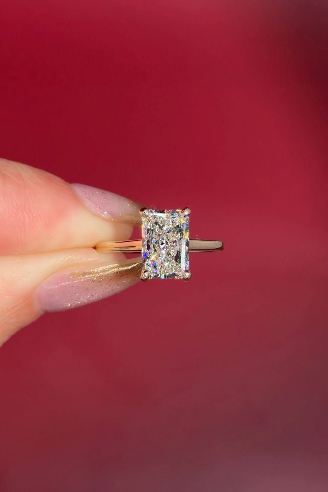 2.50ct D-VS1 Radiant Lab Diamond Alice