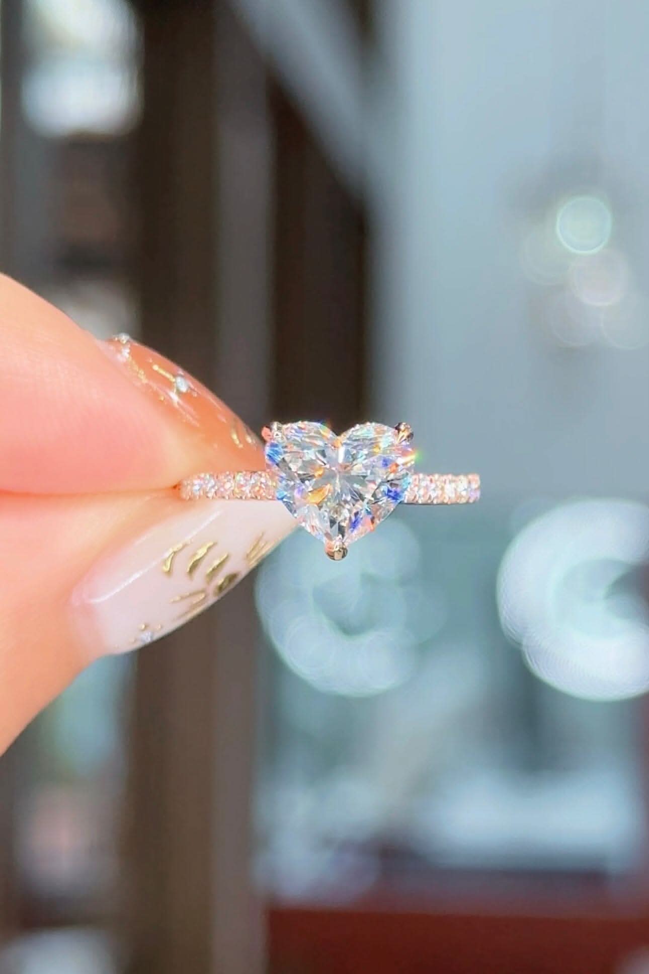 2.16ct E-VVS2 Heart Lab Diamond Jane