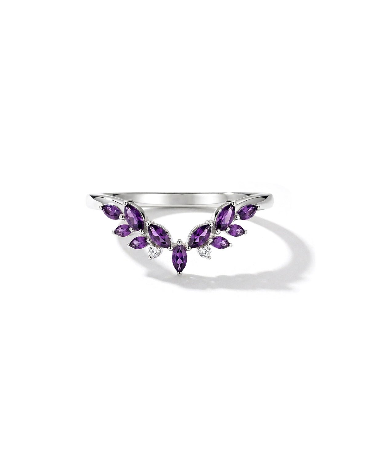 Wisteria Wedding Band
