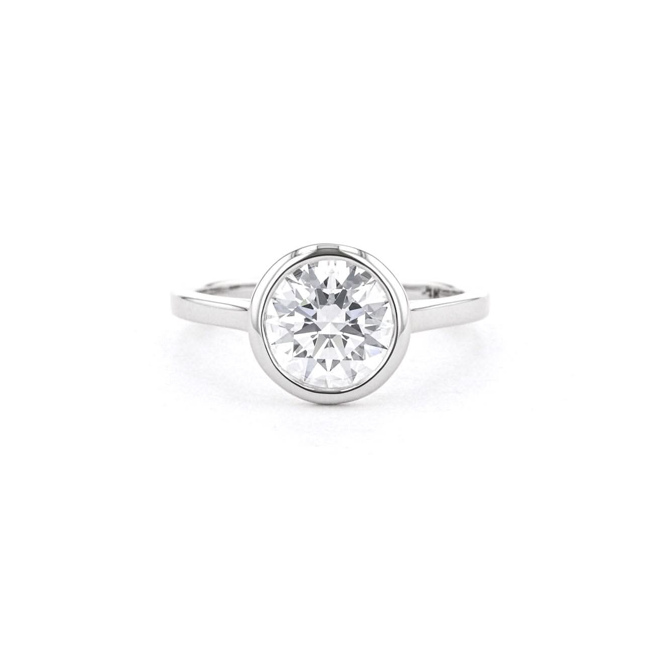 Ava Round High Polish Bezel