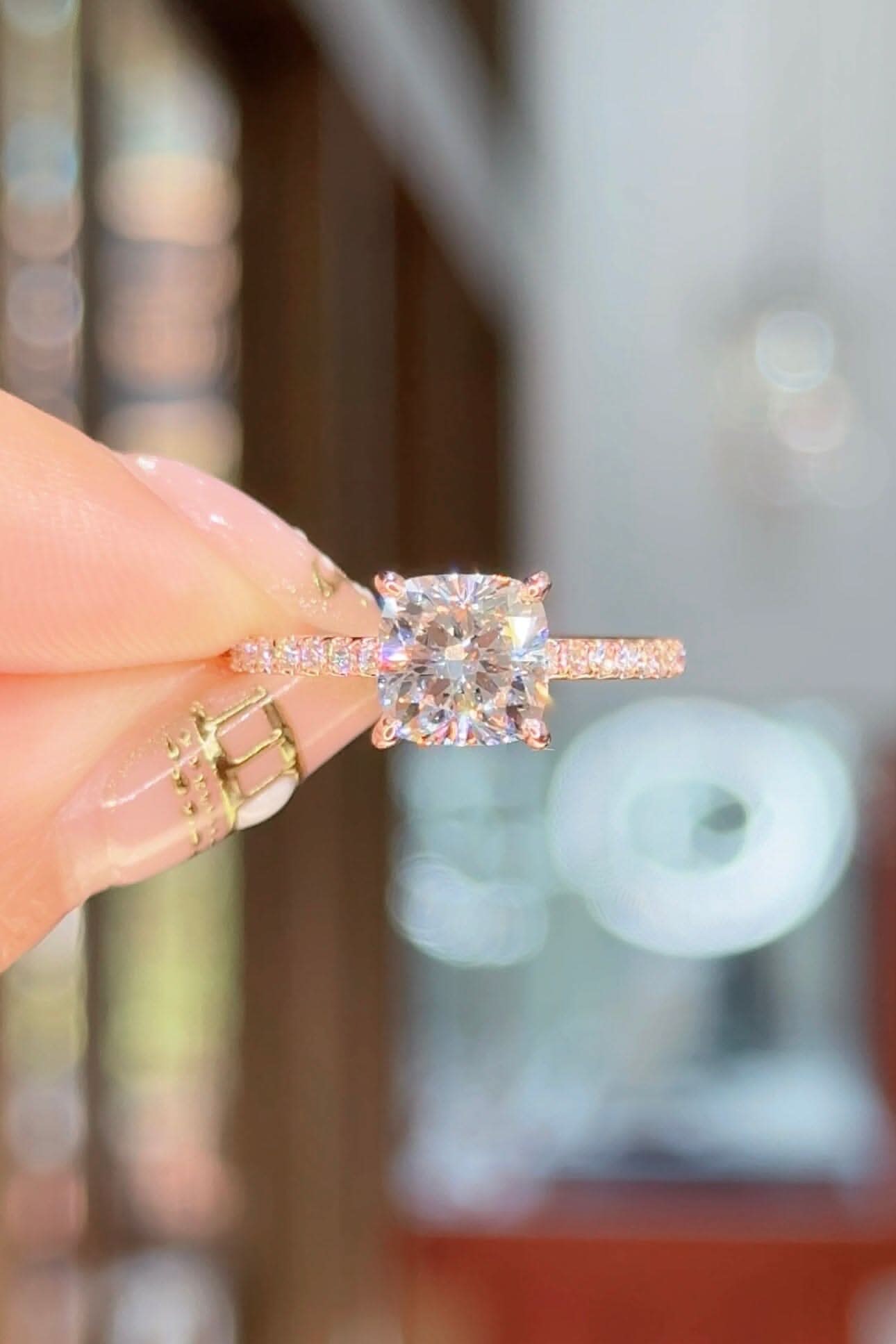 1.82ct E-VS1 Cushion Lab Diamond Kayla