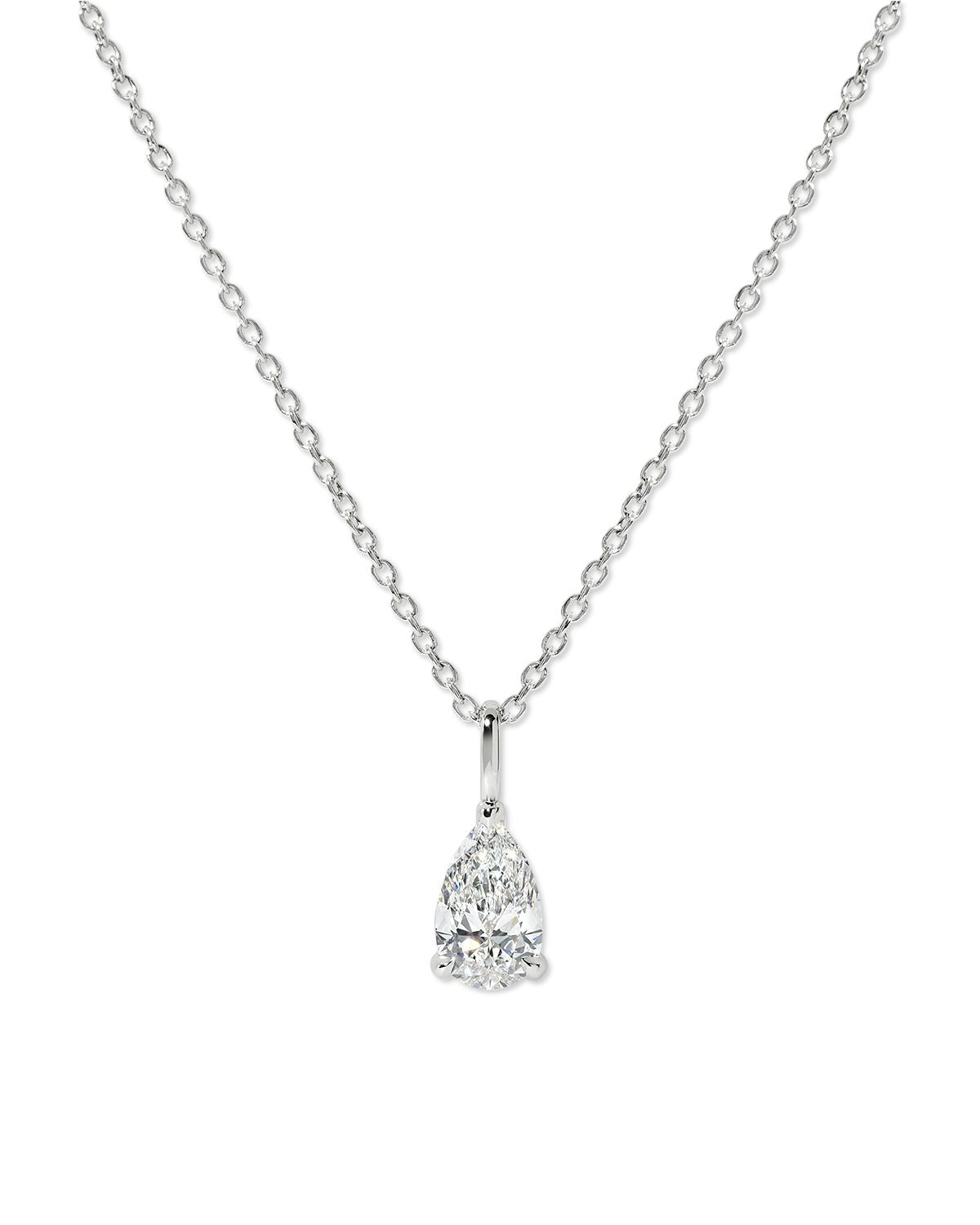 1.53ct D-VS1 Brandi Pear Necklace