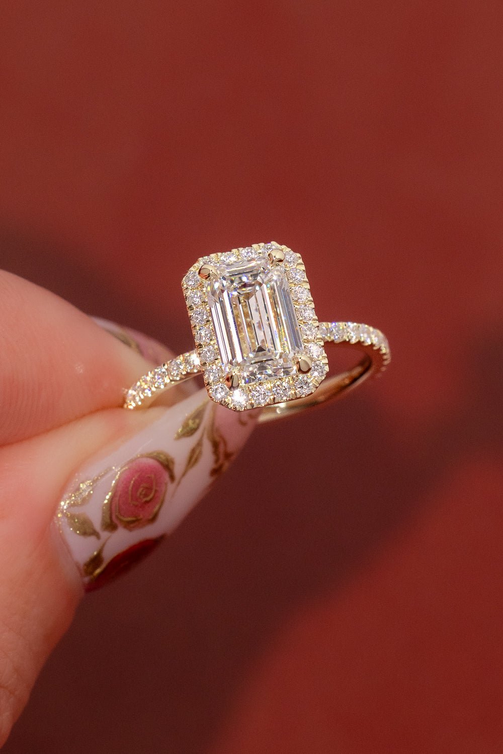 2.02ct D-VVS2 Emerald Lab Diamond Leilani