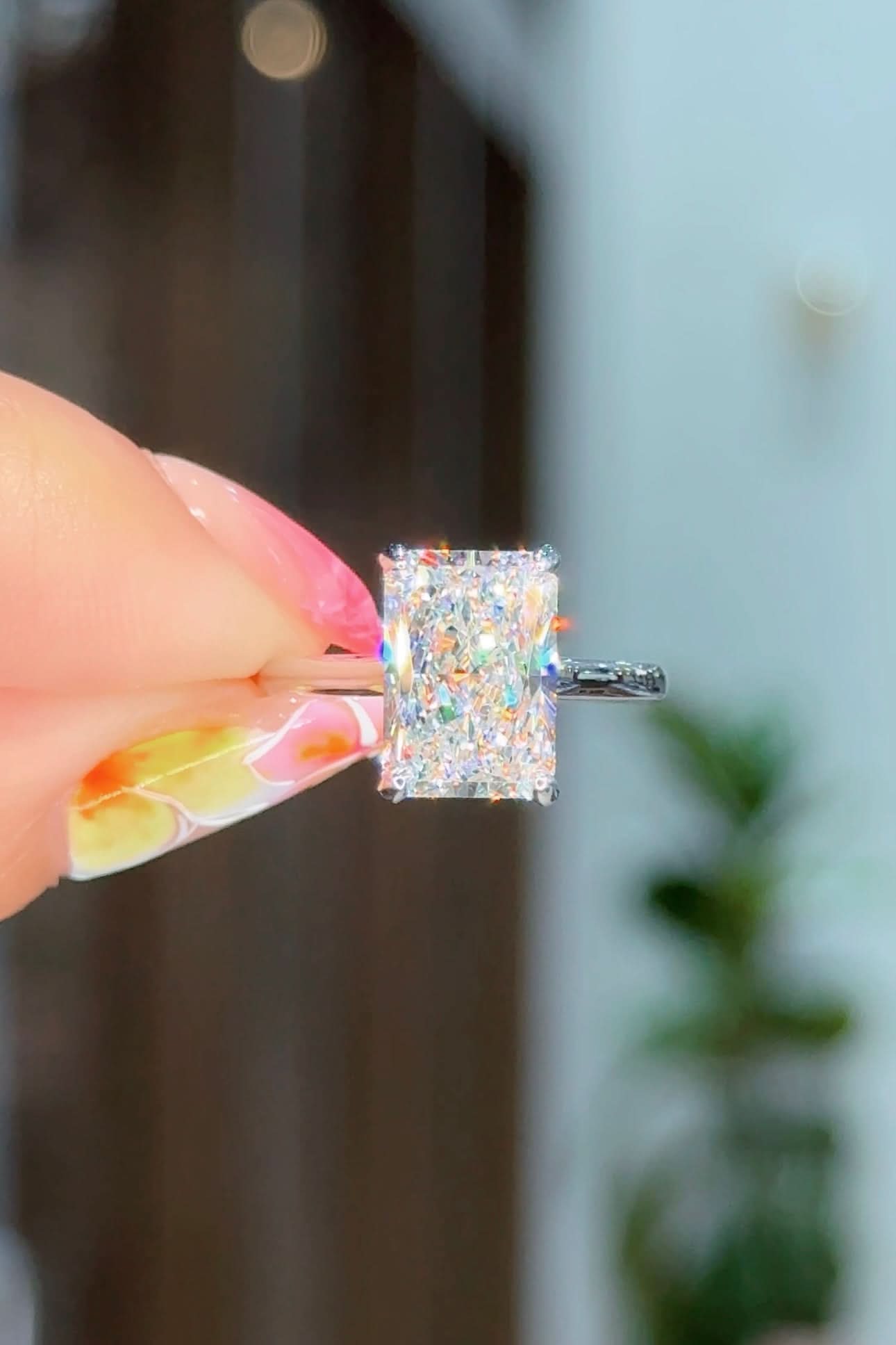3.73ct D-VS1 Radiant Lab Diamond Alice