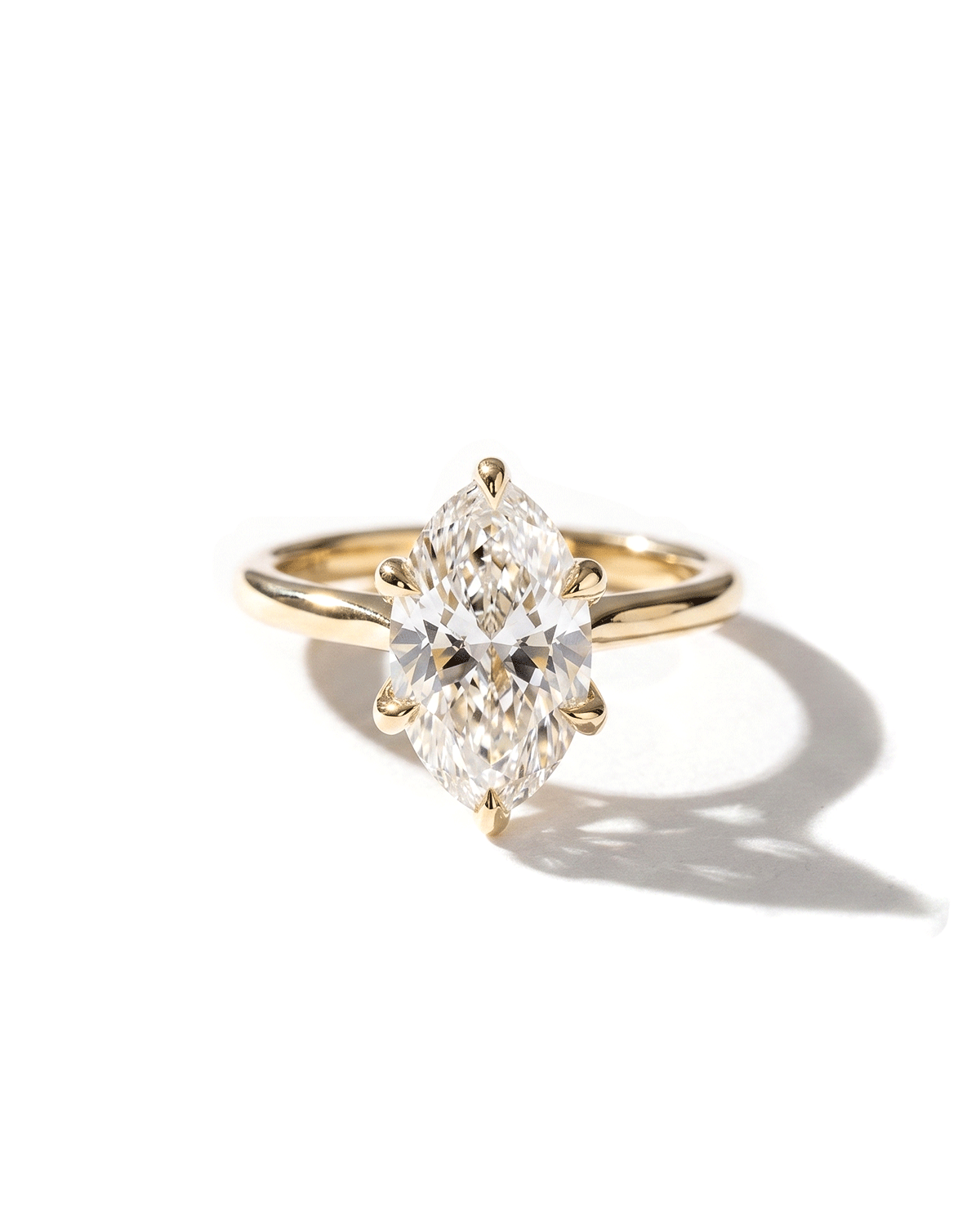 2.75ct E-VS1 Oval Lab Diamond Six Prong Victoria