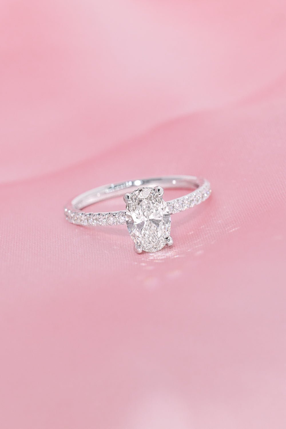 1.01ct F-VVS2 Oval Lab Diamond Shelby