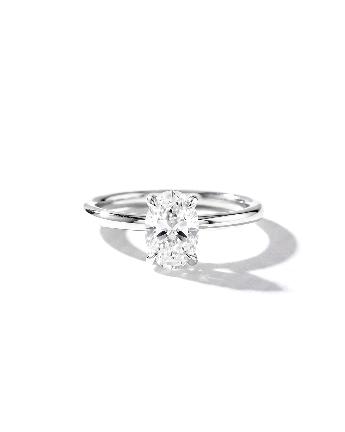 1.00ct D-VS1 Oval Lab Diamond Kayla