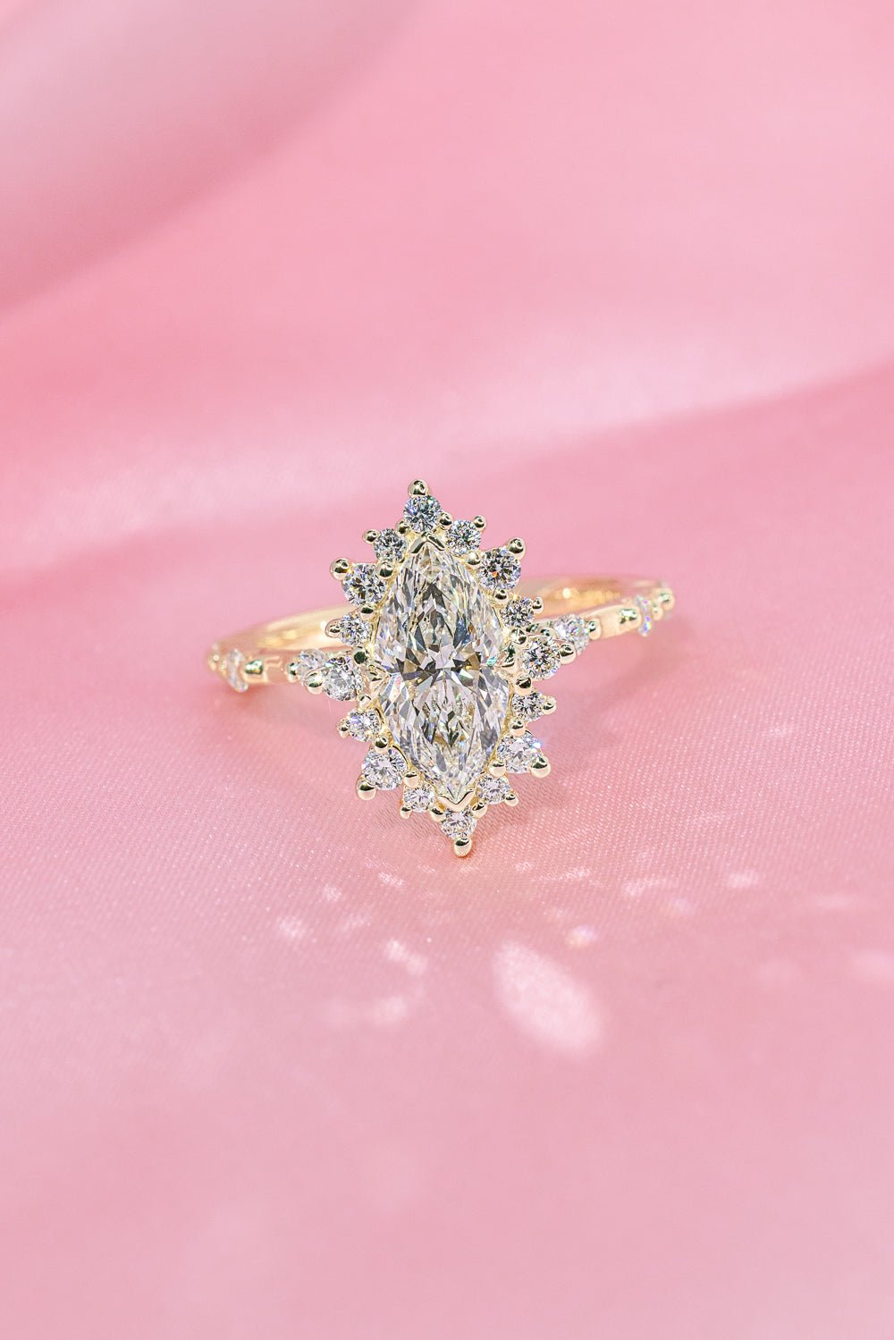 1.33ct F-VS1 Marquise Lab Diamond Kaia