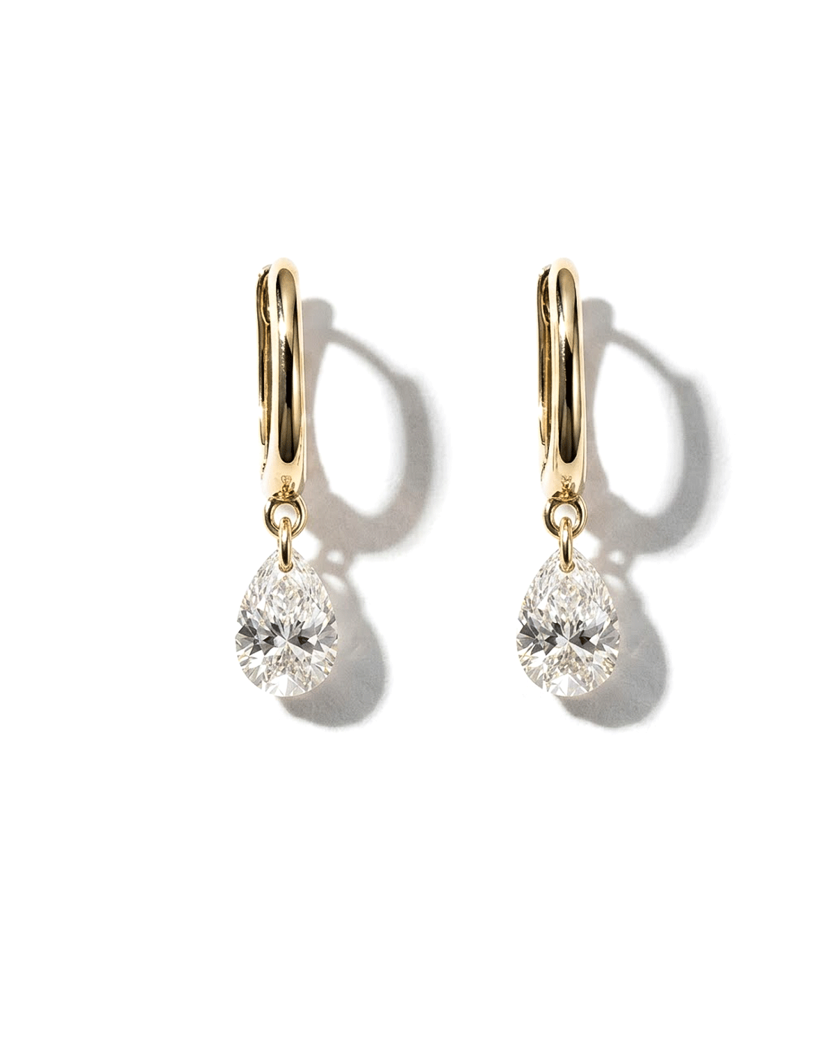 Dancing Pear Drop Hoops