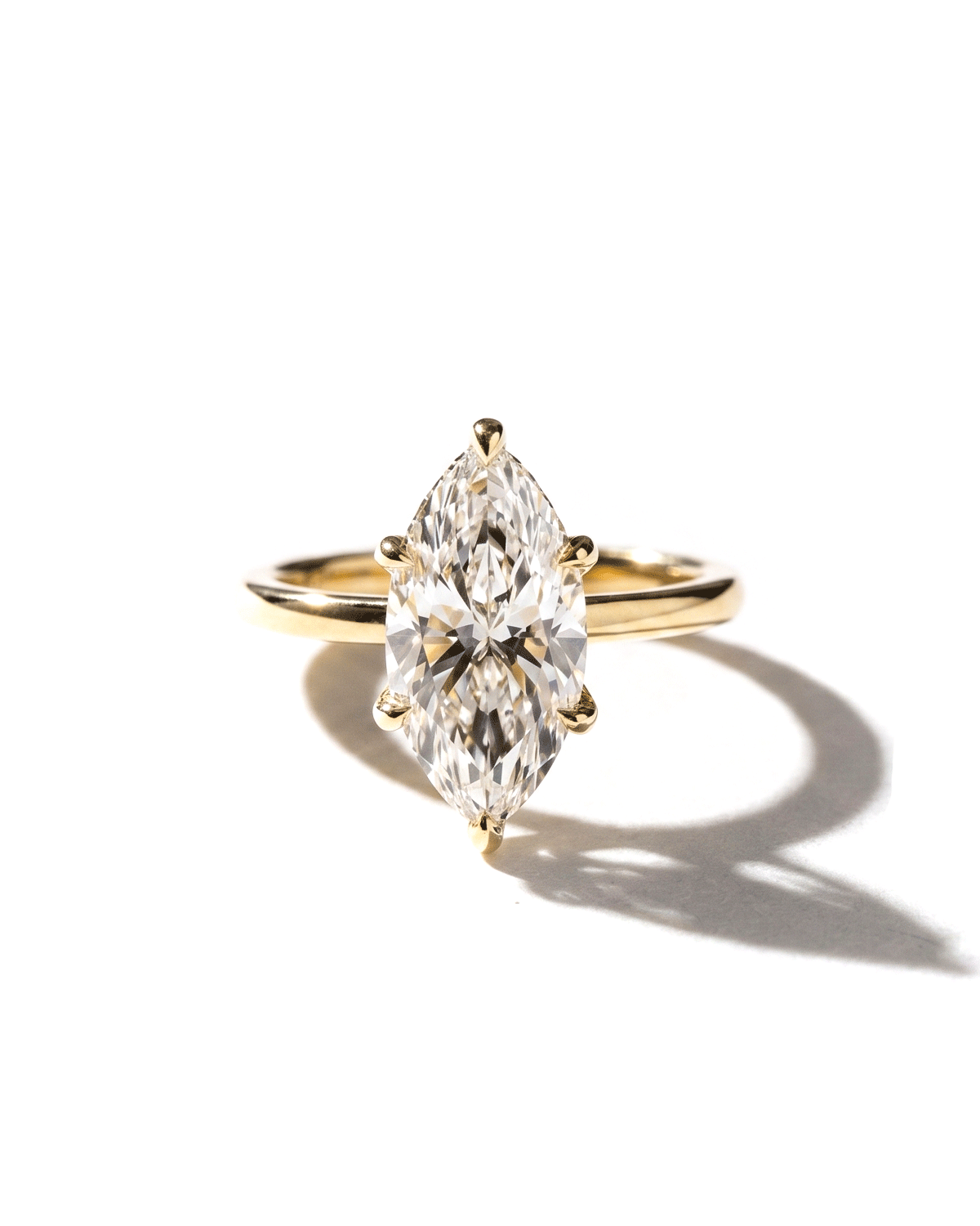 3.06ct E-VVS2 Marquise Lab Diamond Kayla