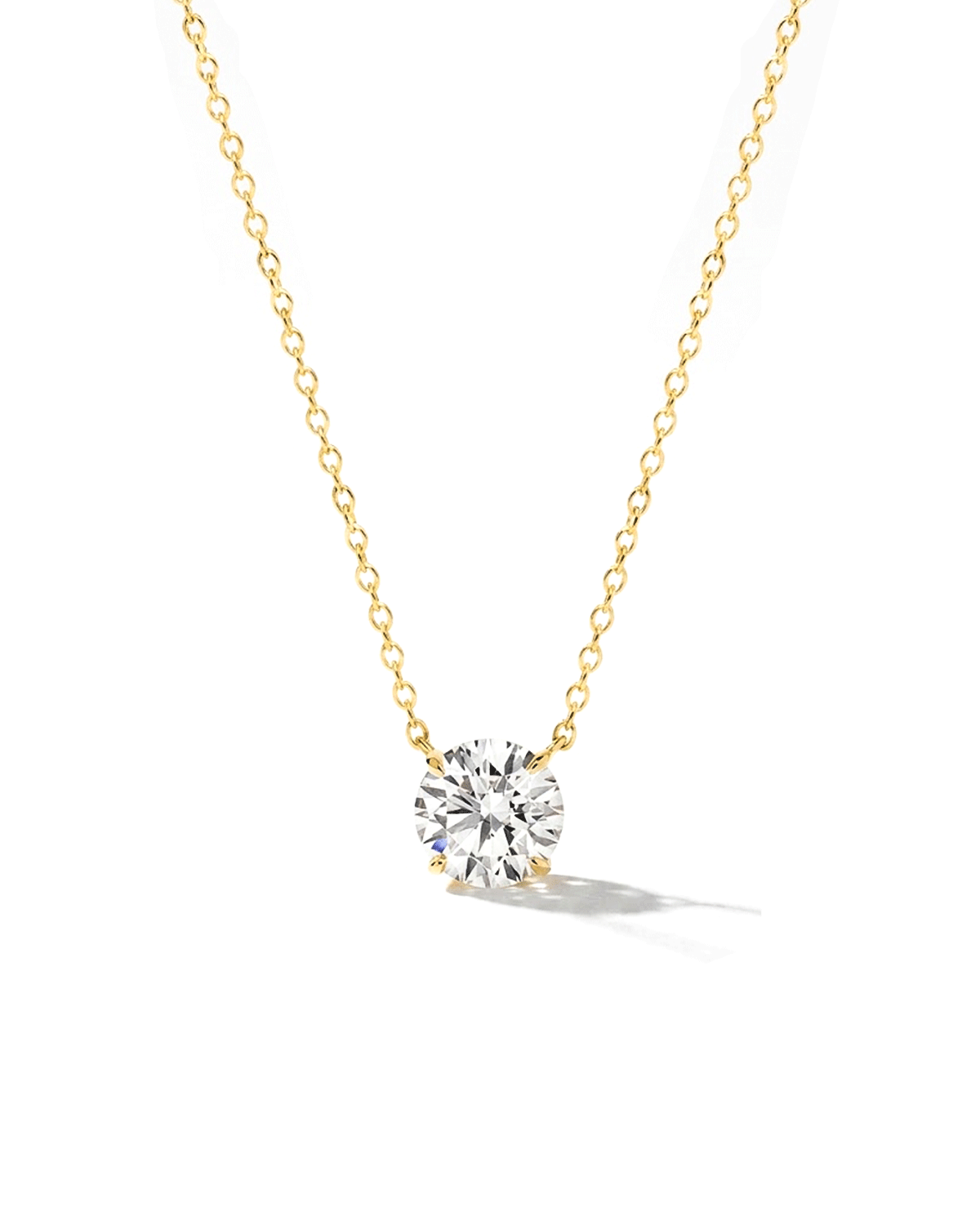 0.70ct D-VVS1 Core Round Solitaire Necklace