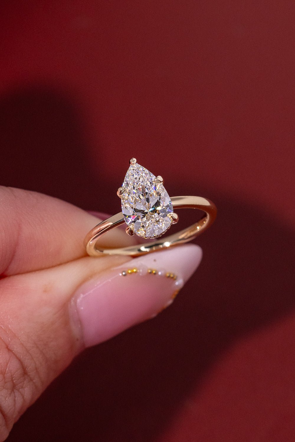 2.00ct D-VVS2 Pear Lab Diamond Kayla