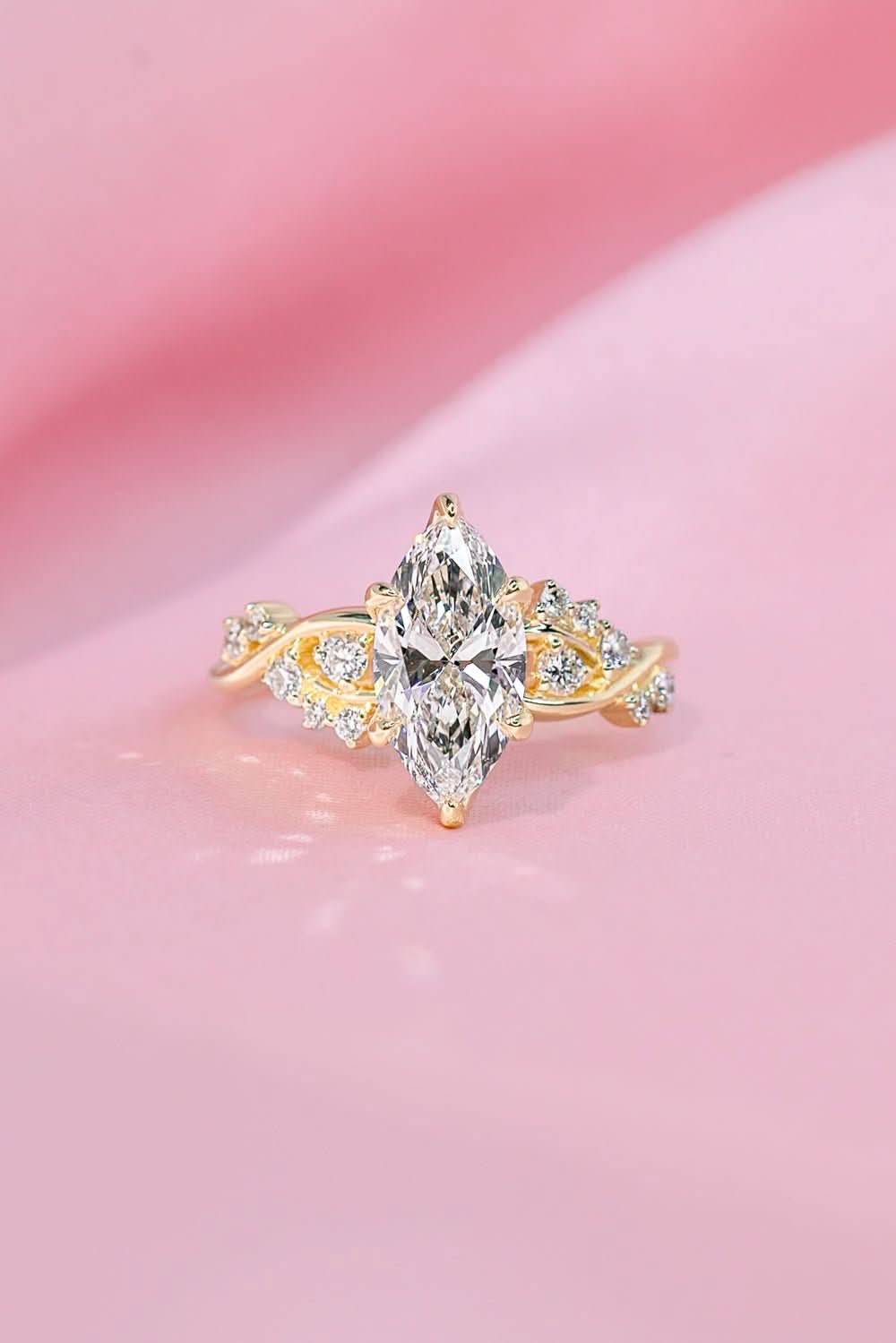1.71ct D-VVS1 Marquise Lab Diamond Ariel