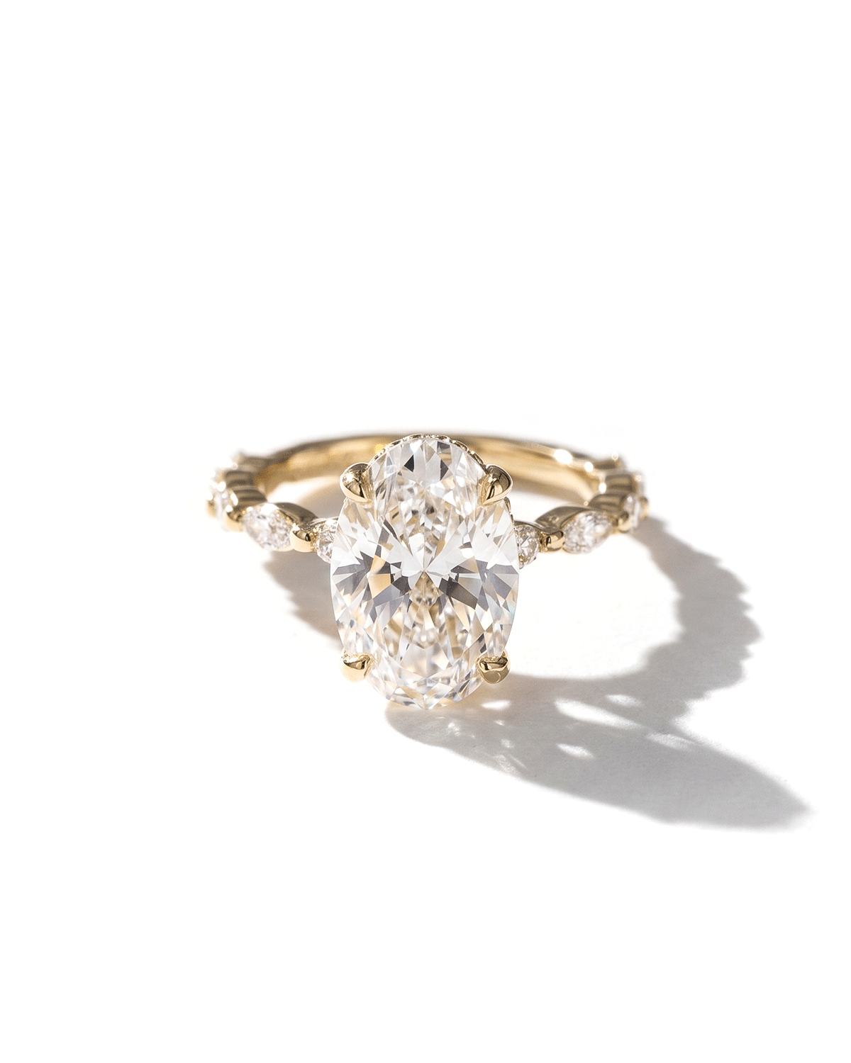 4.02ct D-VS1 Oval Lab Diamond Rei