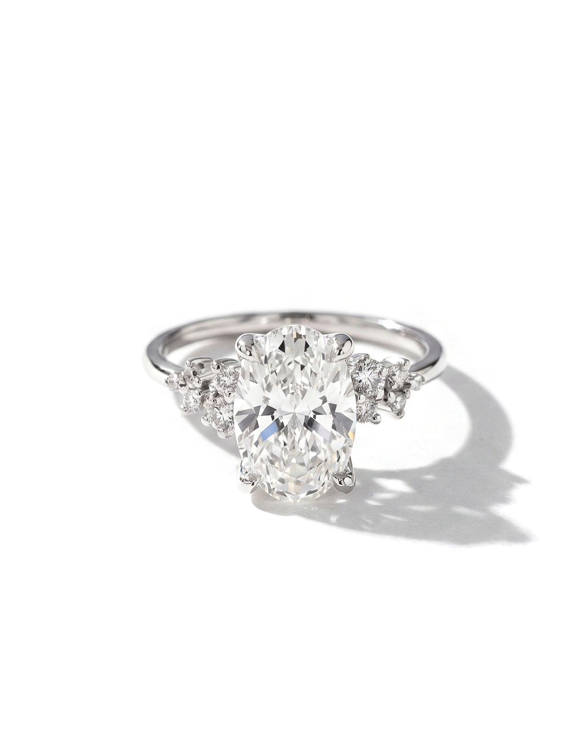 2.51ct E-VVS2 Oval Lab Diamond Nova