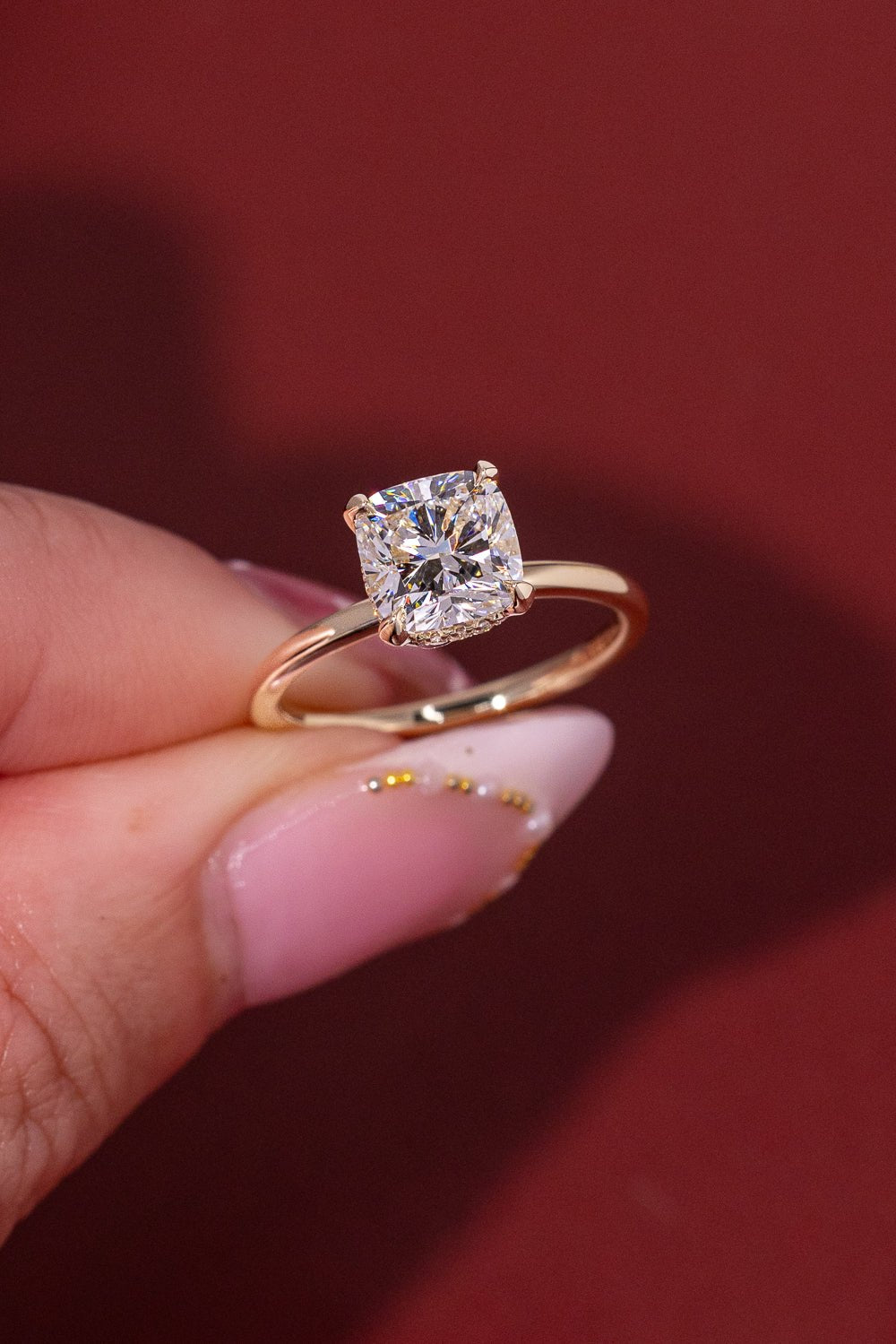 2.02ct E-VS1 Cushion Lab Diamond Stephanie