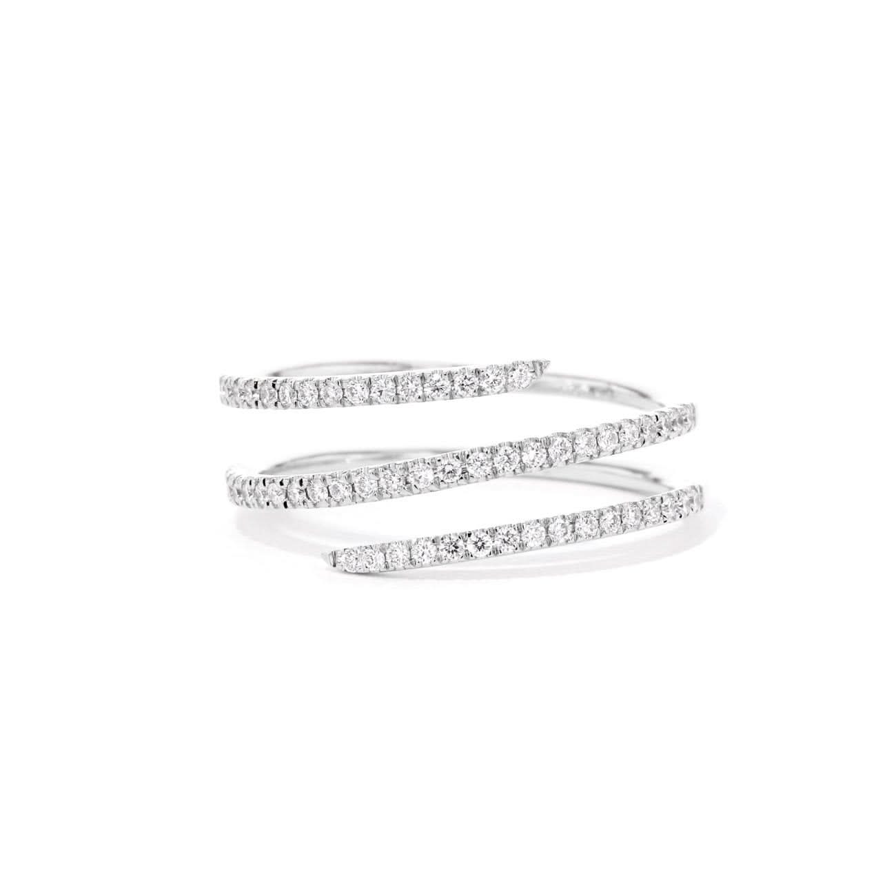 7.5mm Diamond Wrap Ring