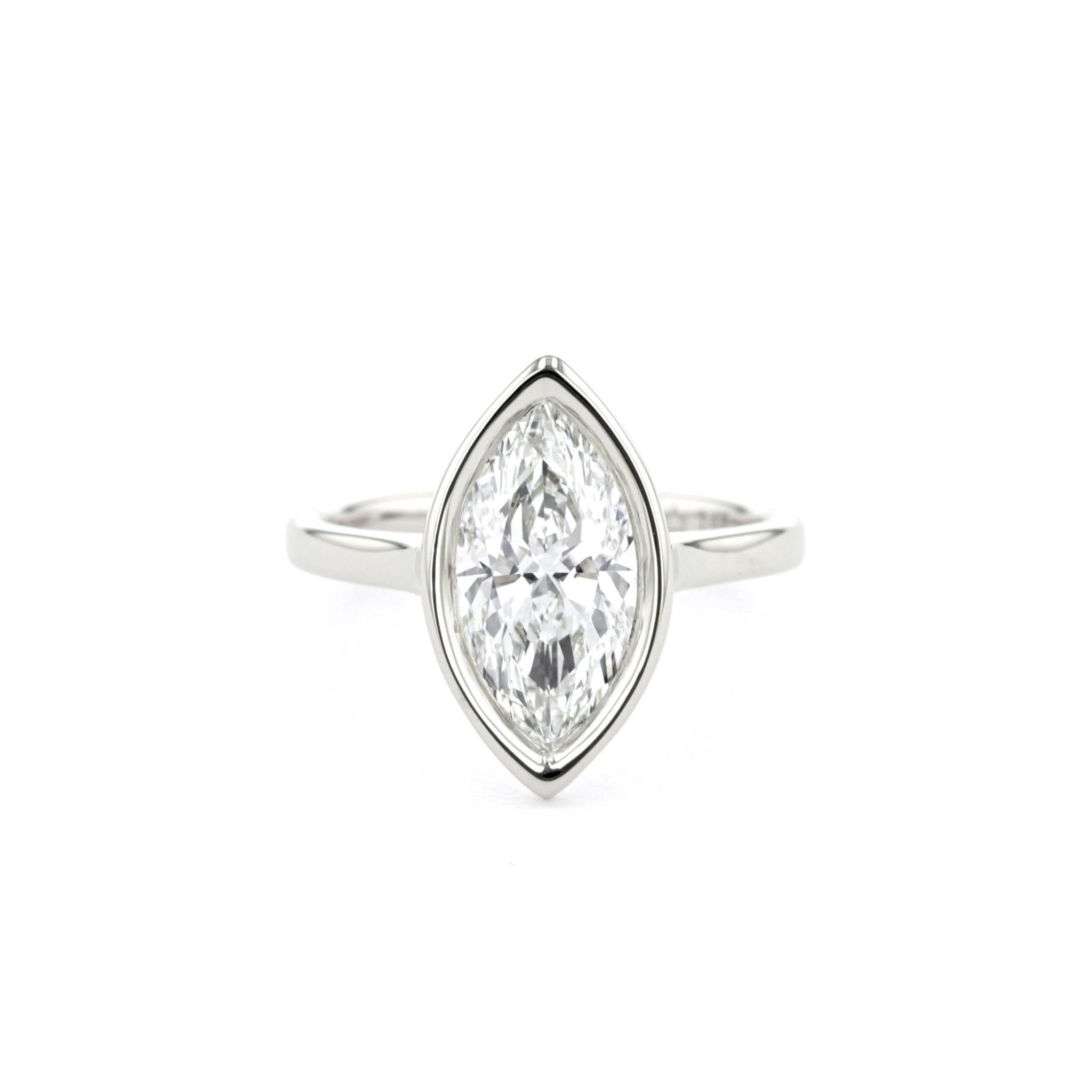 Ava Marquise High Polish Bezel
