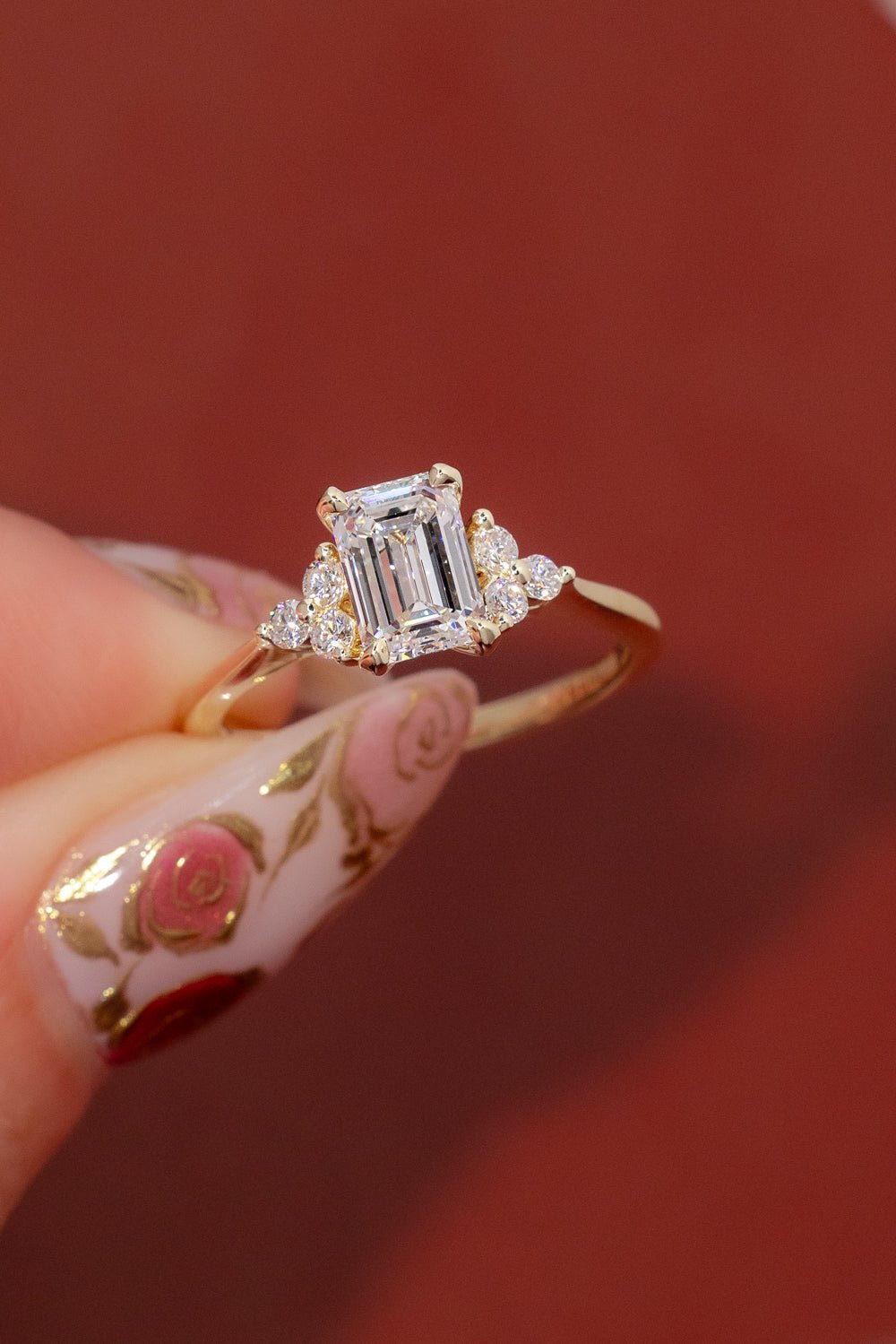 1.20ct D-VVS2 Emerald Lab Diamond Lindsey