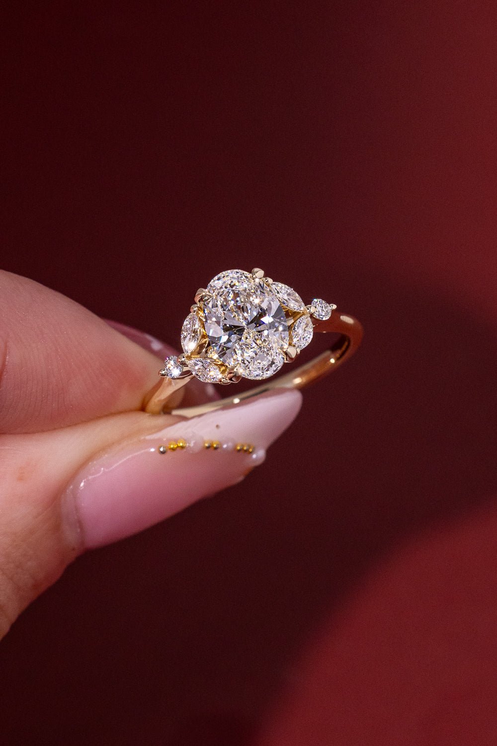 1.54ct D-VVS1 Oval Lab Diamond Sarah
