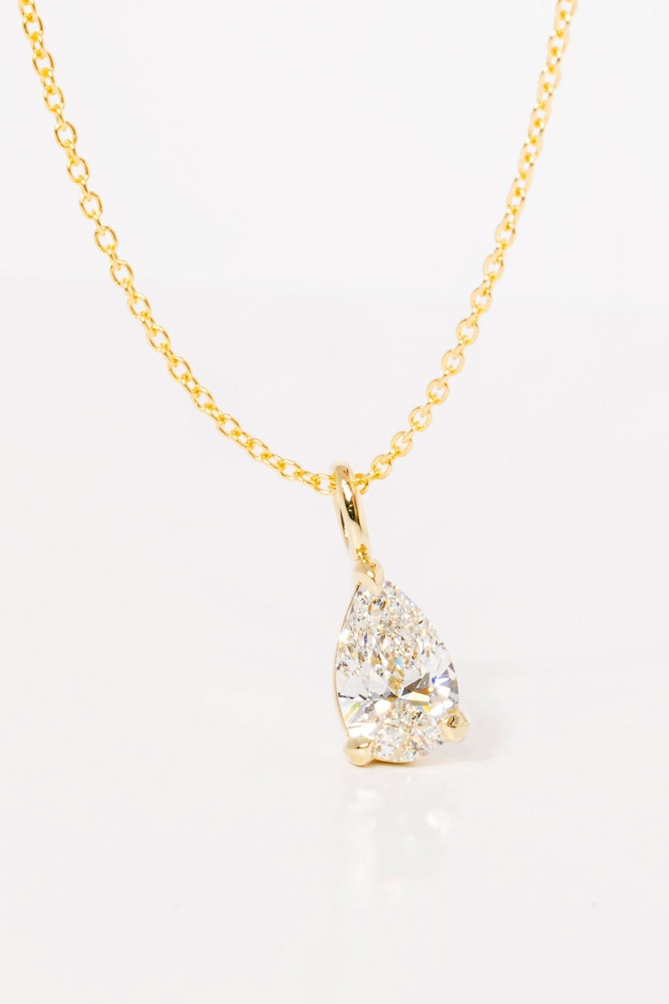 2ct Brandi Pear Necklace