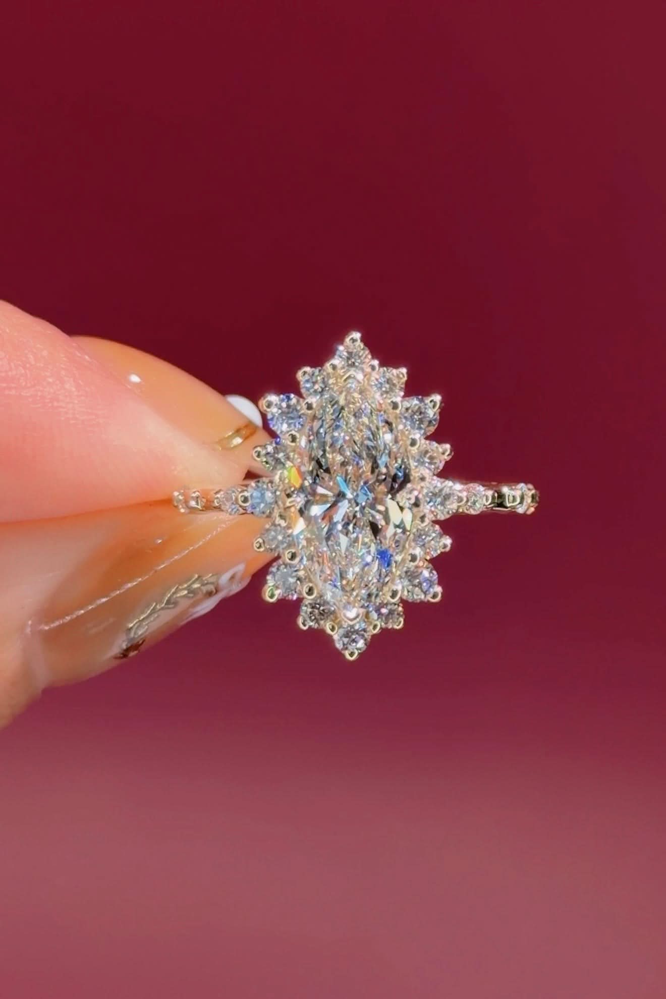 1.79ct E-VVS2 Marquise Lab Diamond Kaia