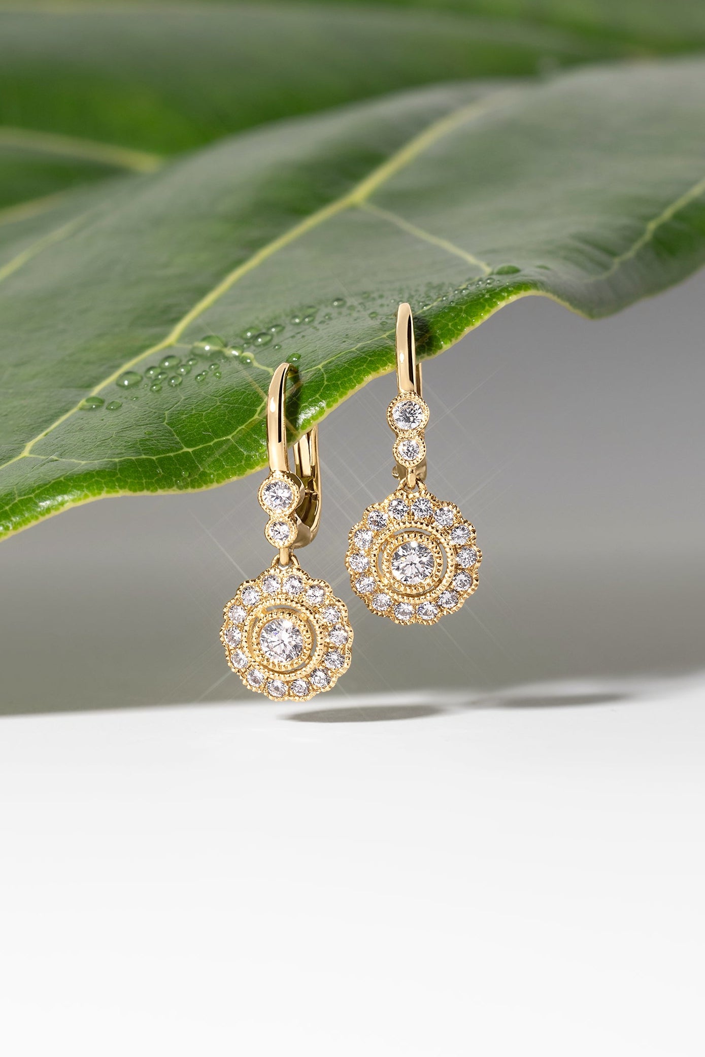 Claire Vintage Drop Earrings