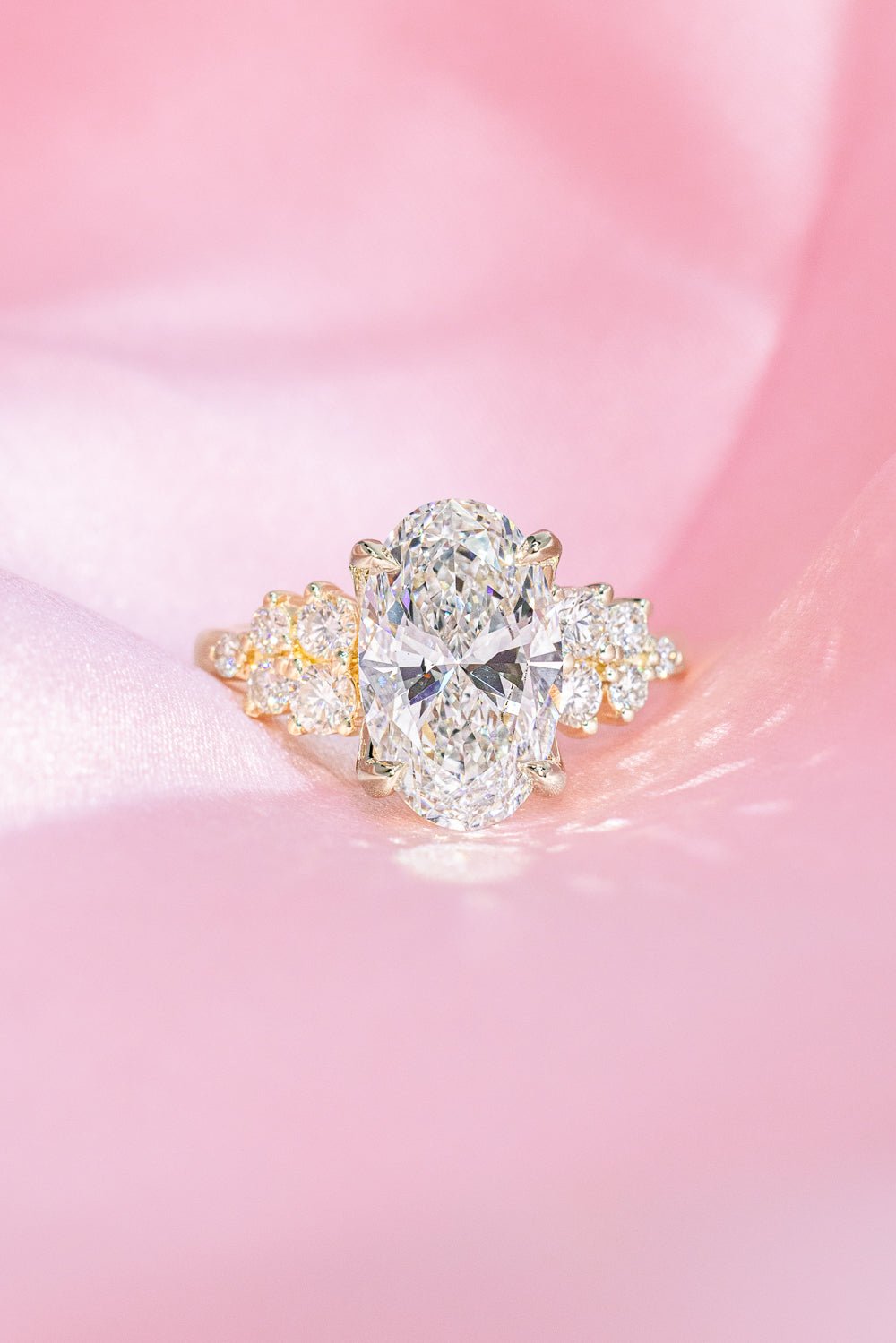 3.00ct E-VS1 Oval Lab Diamond Supernova