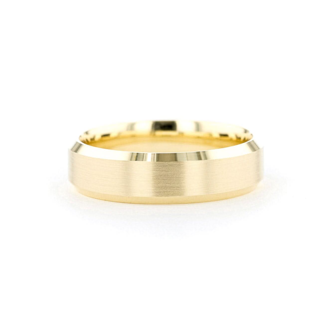 6mm Satin Center Bevel Edge