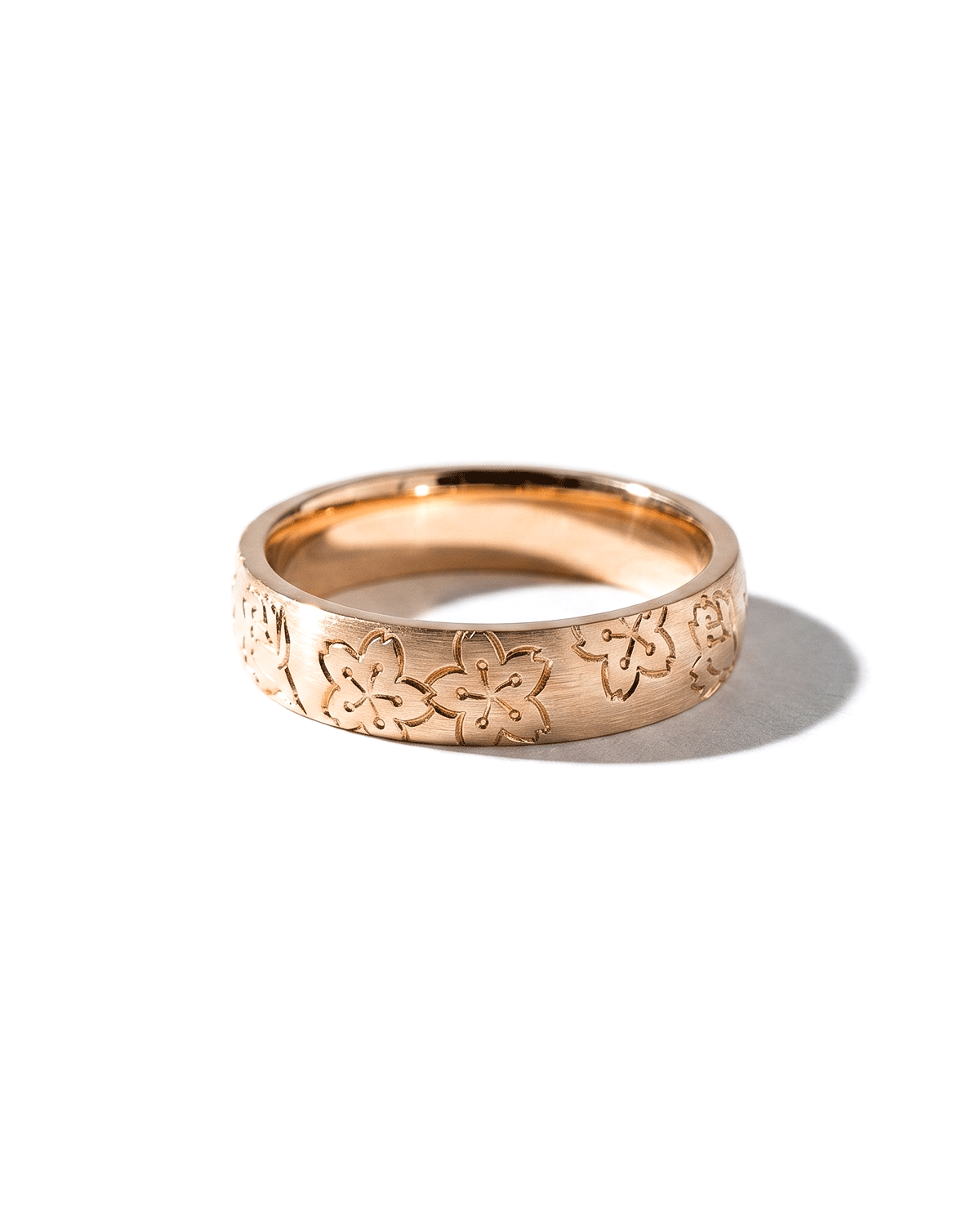 5mm Sakura Band Rose Gold