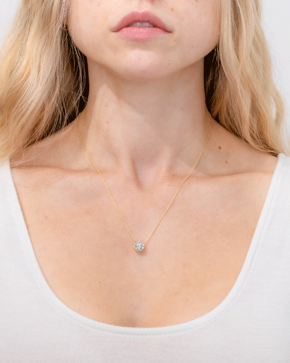 1.7ct Core Round Solitaire Necklace
