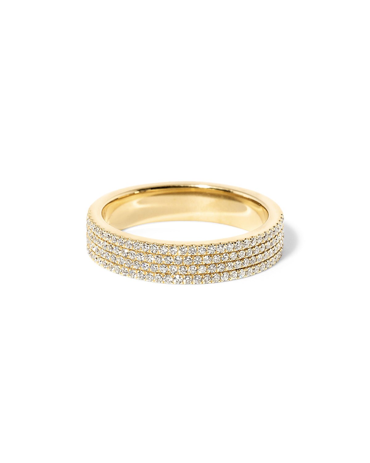 4-Row Pavé Ring