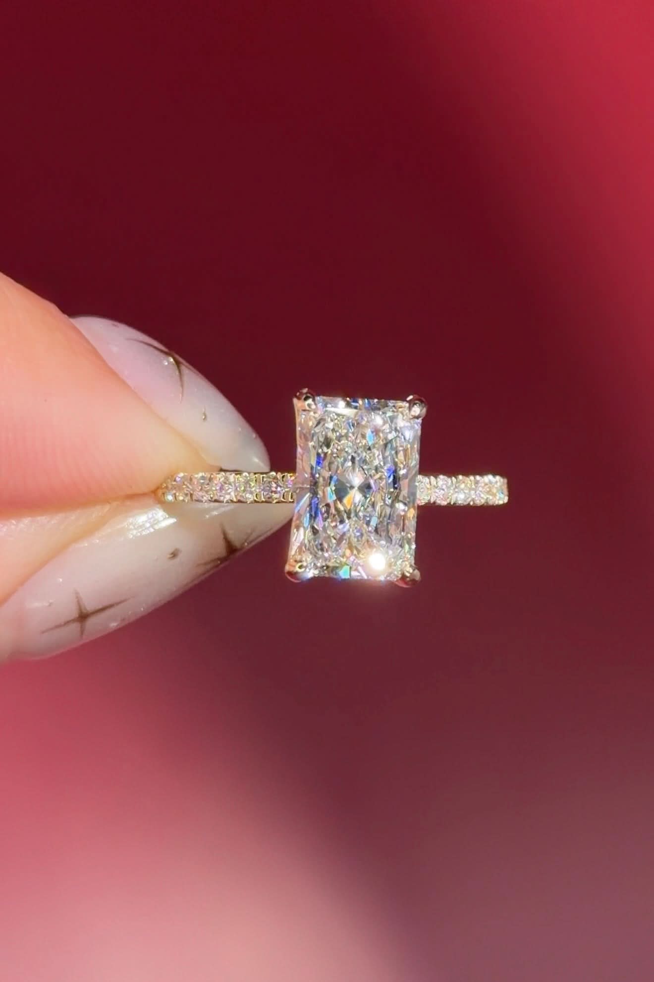 2.09ct D-VS1 Radiant Lab Diamond Caraline