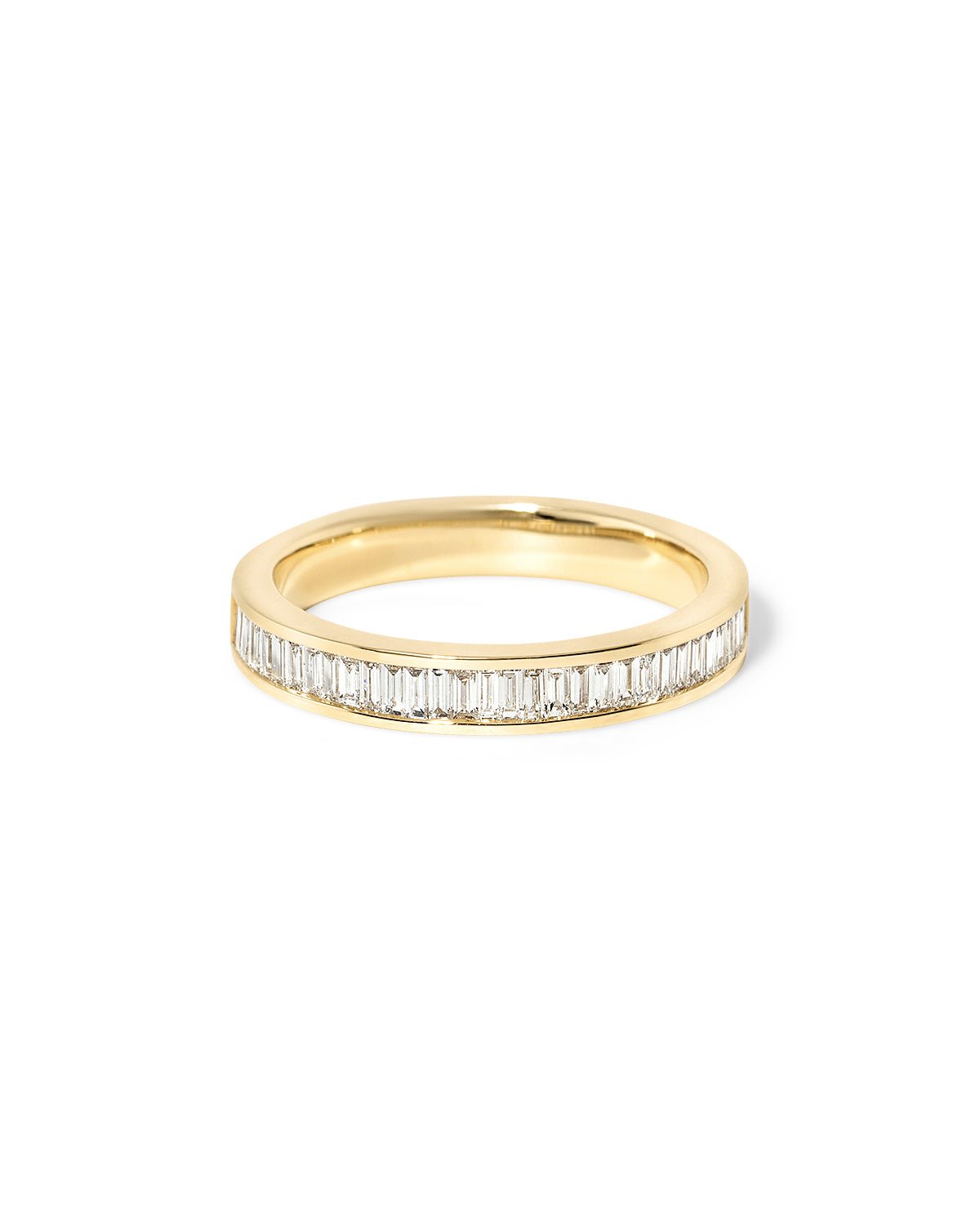 3.0mm Channel Baguette Diamond Ring