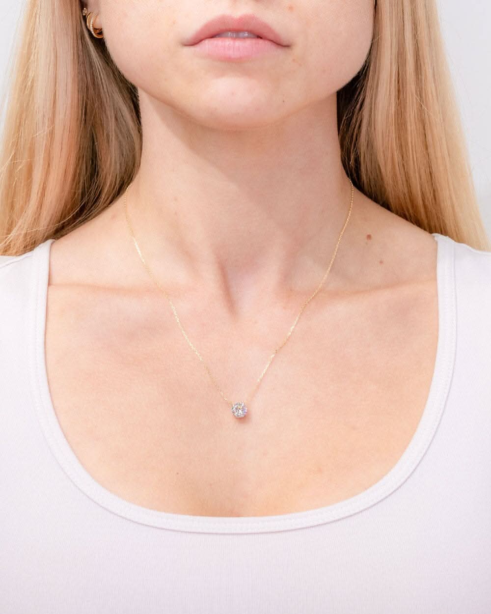 1.2ct Core Round Solitaire Necklace