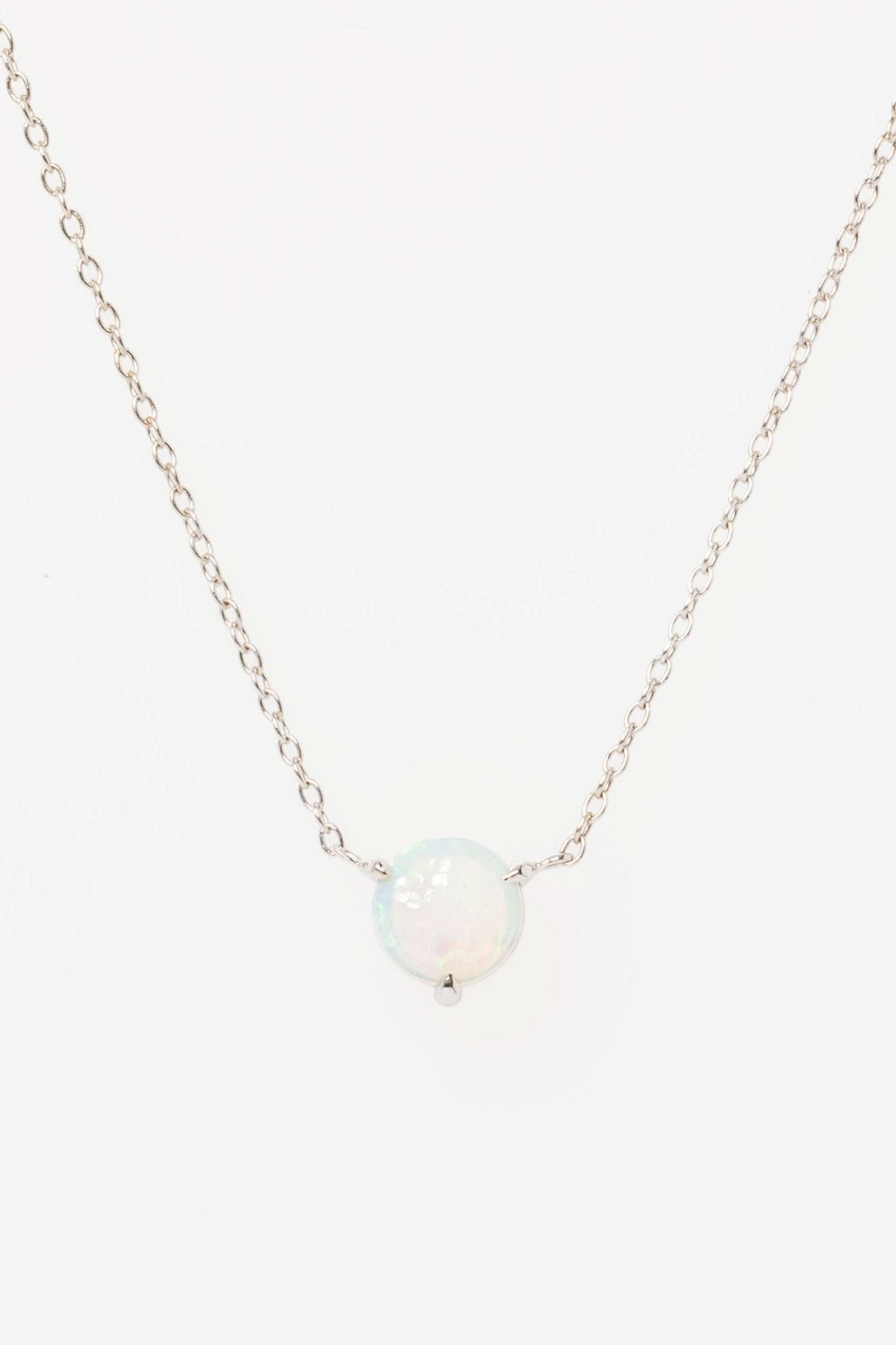White Opal Necklace