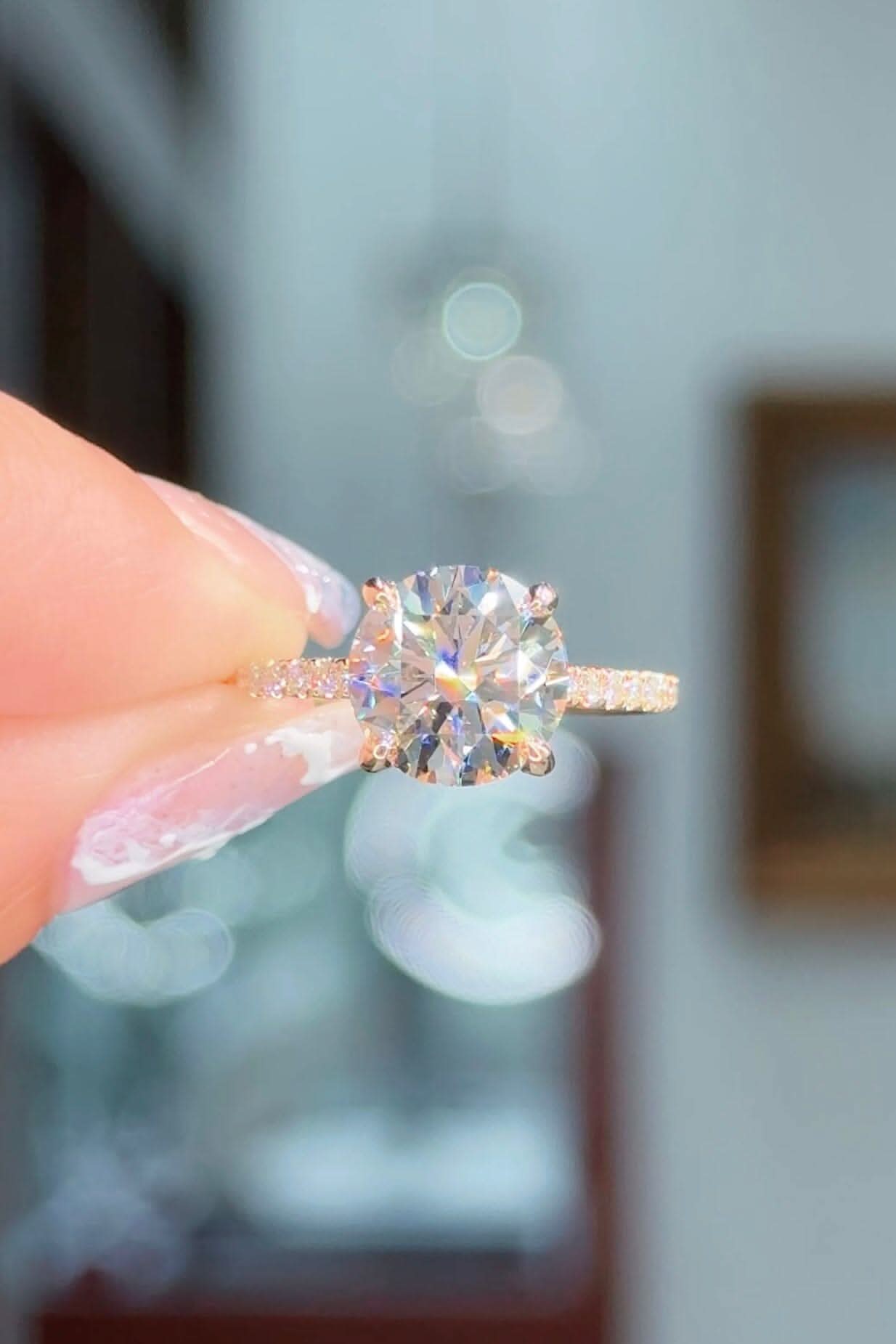 2.75ct E-VS1 Round Lab Diamond Kayla
