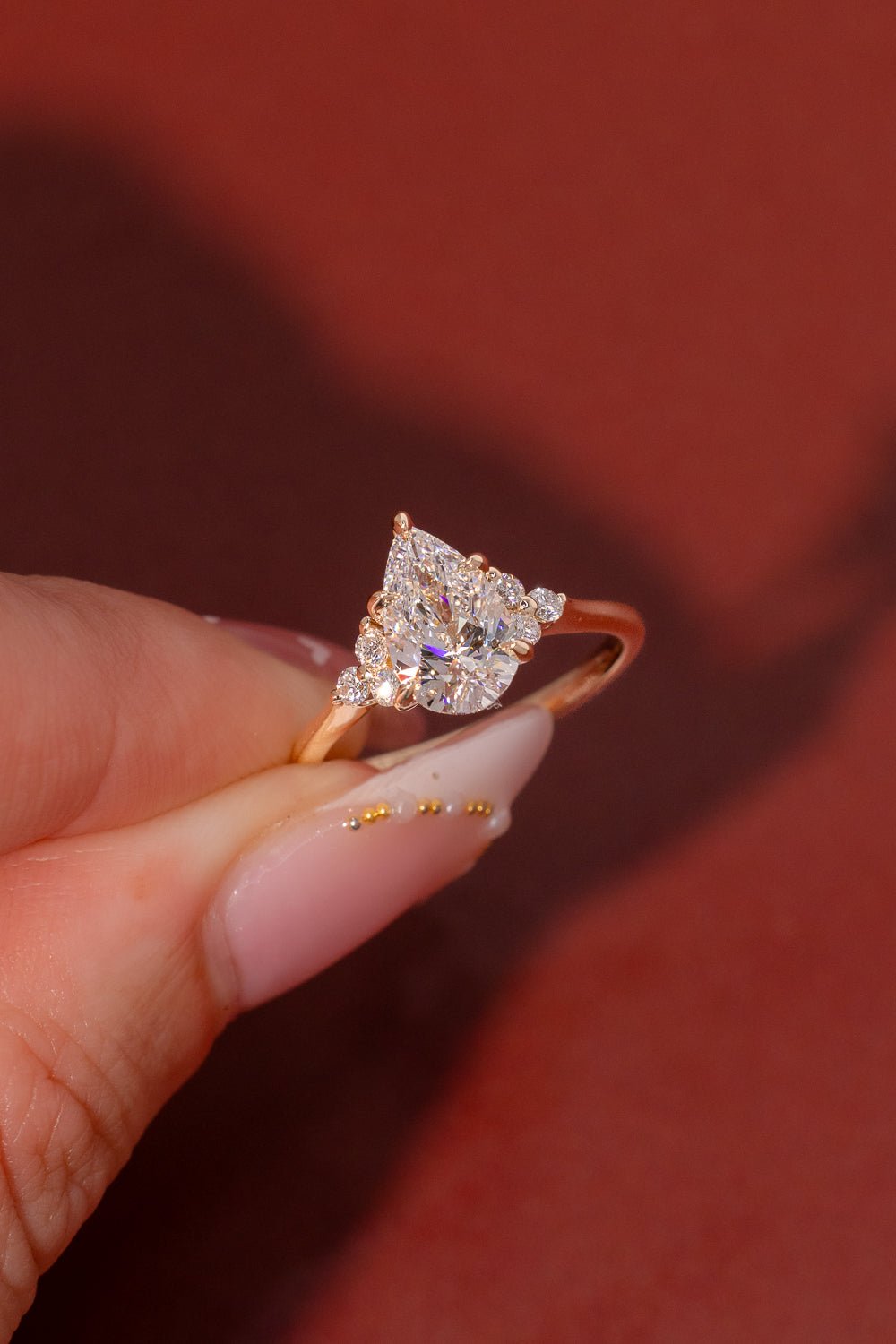 1.50ct D-VVS1 Pear Lab Diamond Lindsey