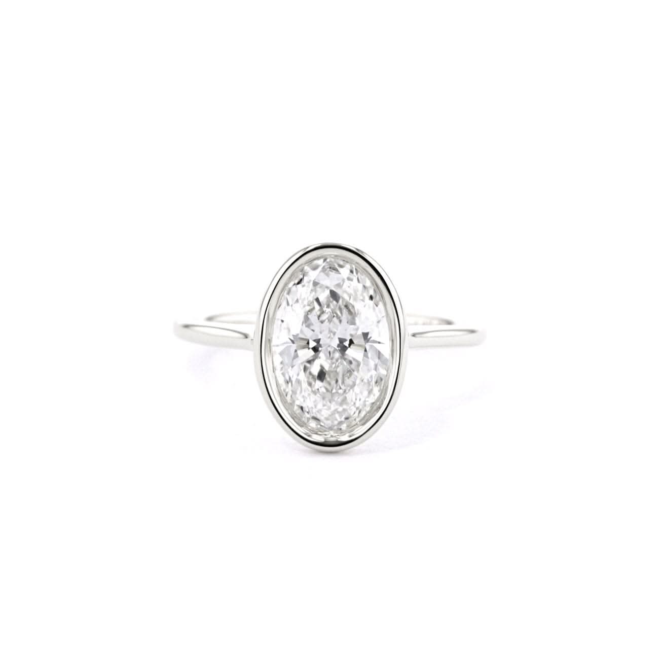 Ava Oval High Polish Bezel
