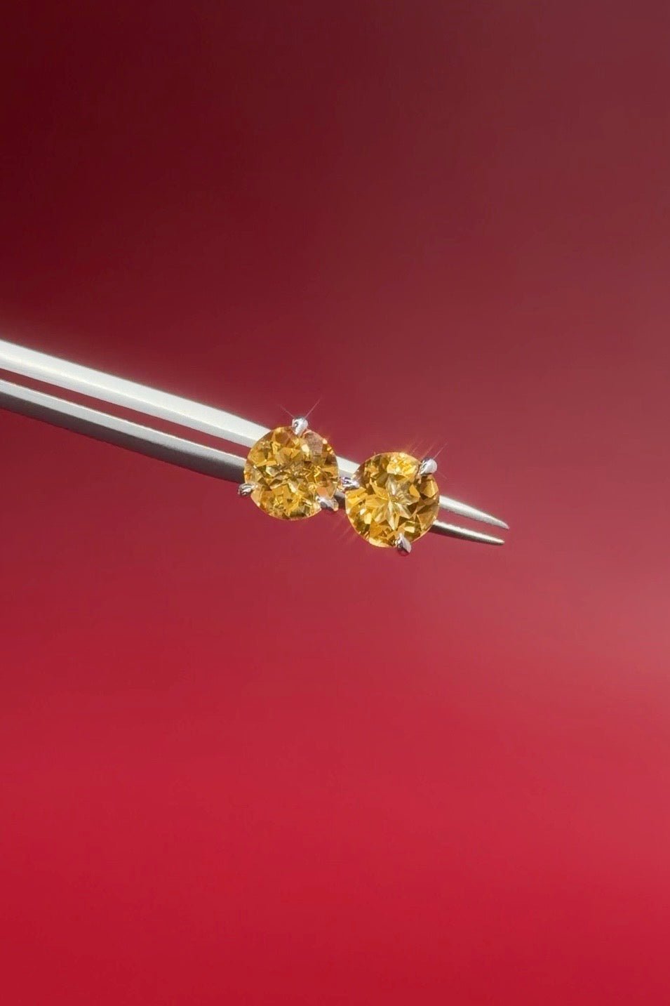 Citrine Studs