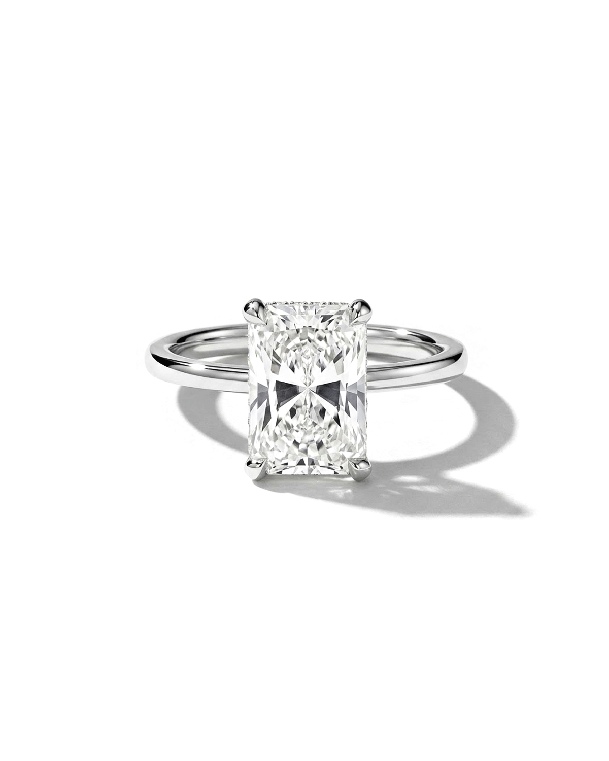 3.02ct E-VVS2 Radiant Lab Diamond Stephanie