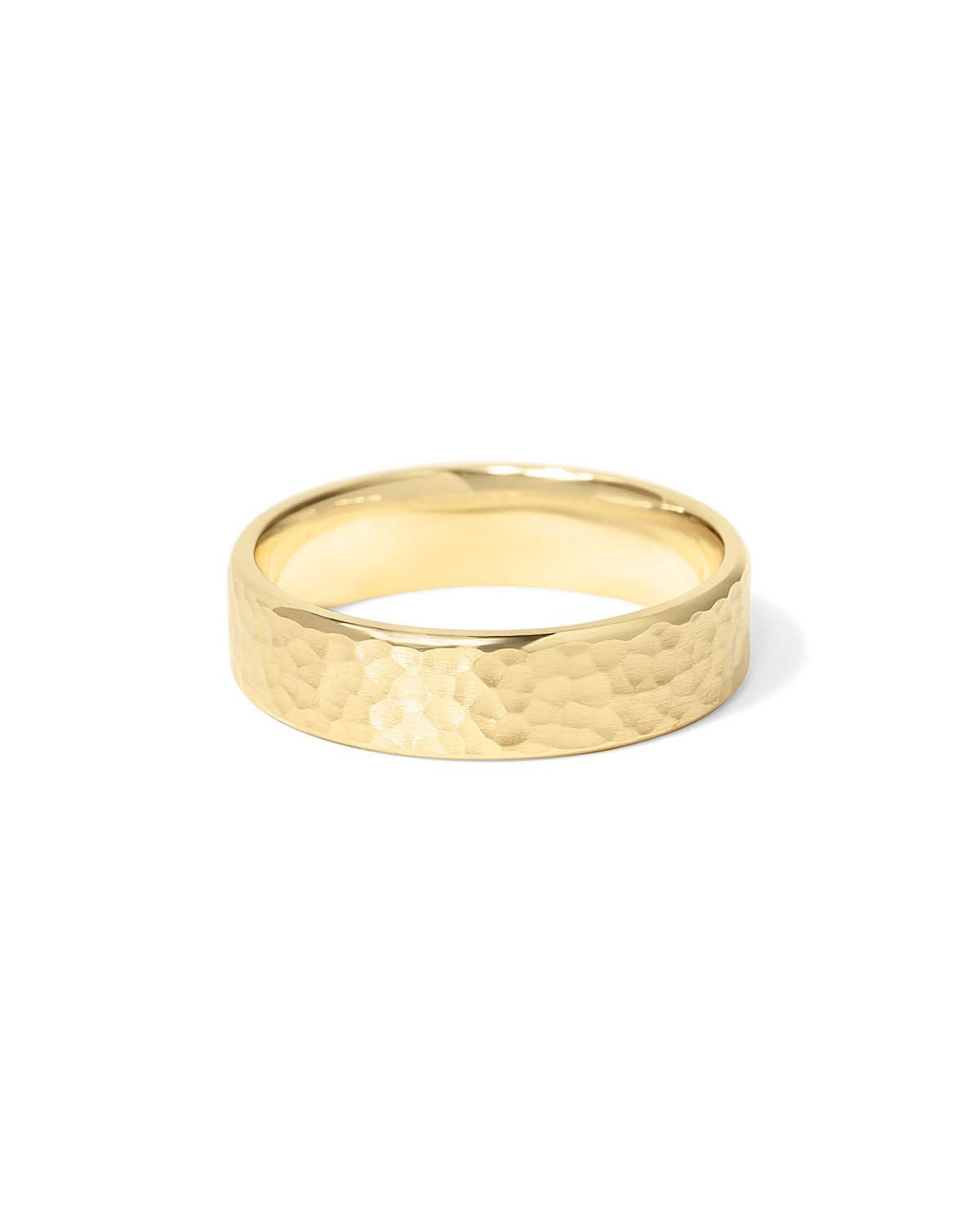 6.5mm Hammered Band