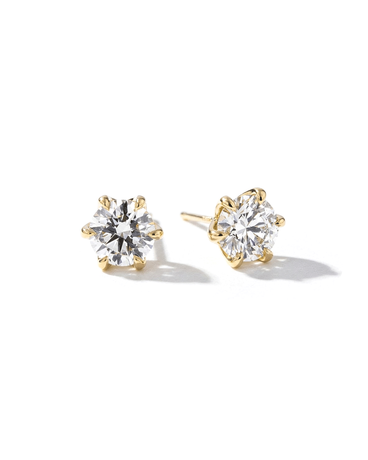 2.01ct D-VVS2 Caraline Round Lab Diamond Studs