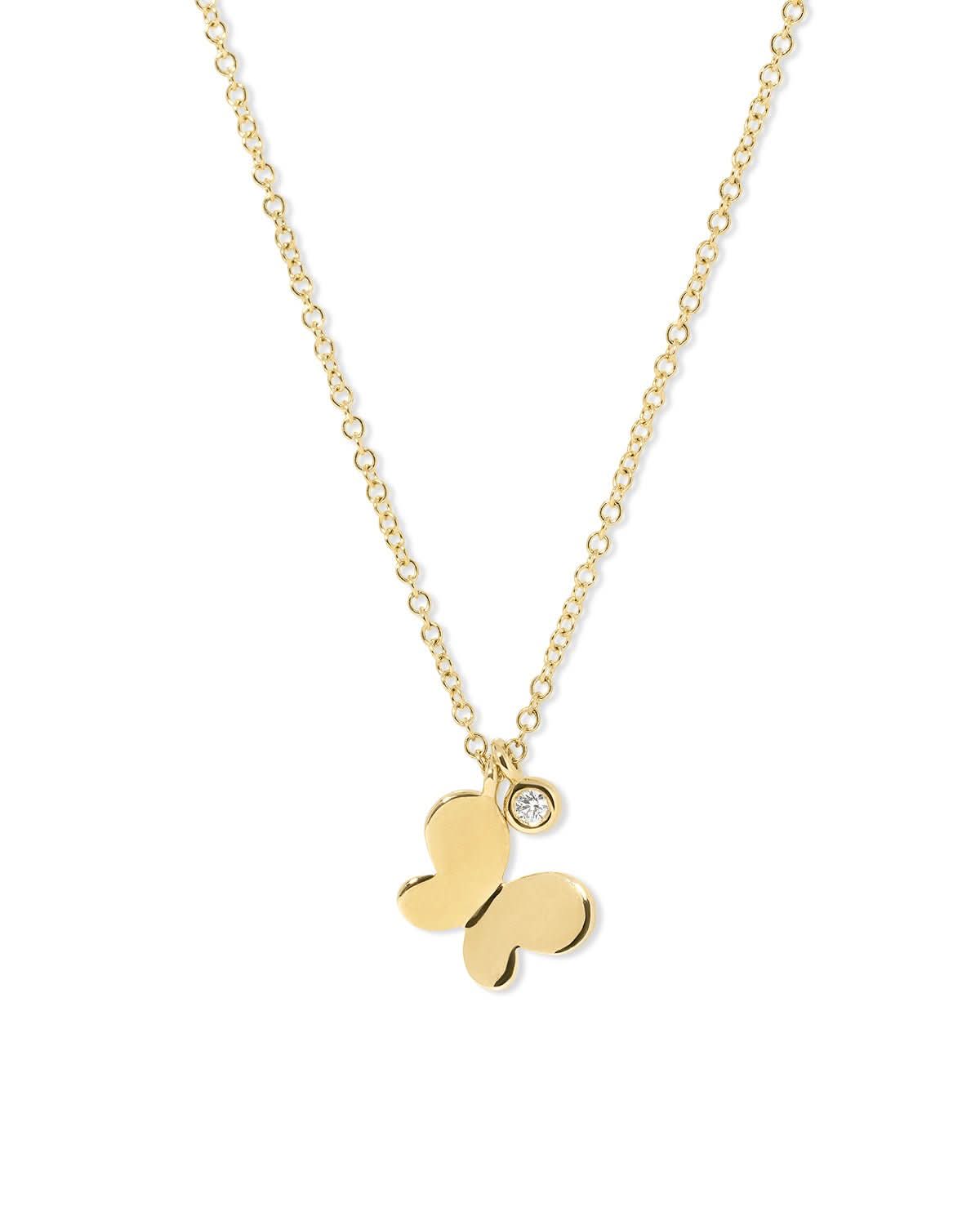 Gold Butterfly Necklace